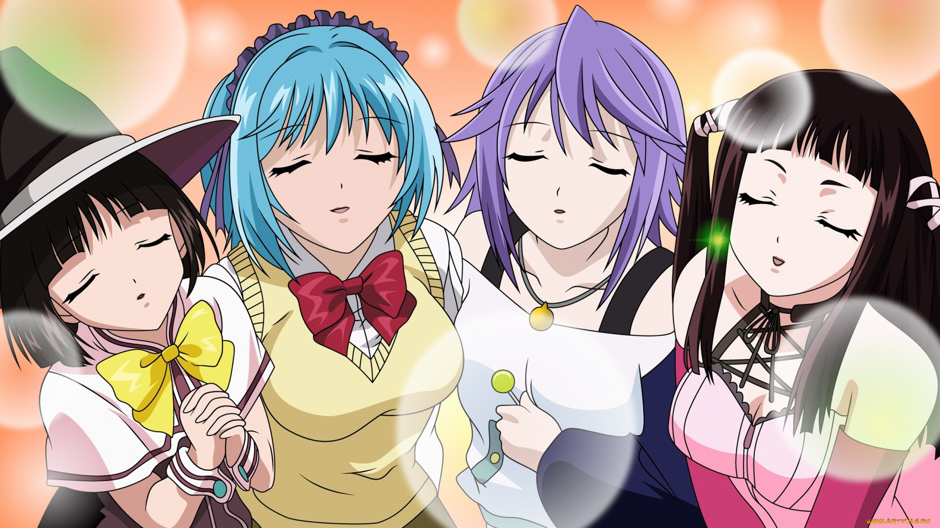 аниме, rosario, vampire, 