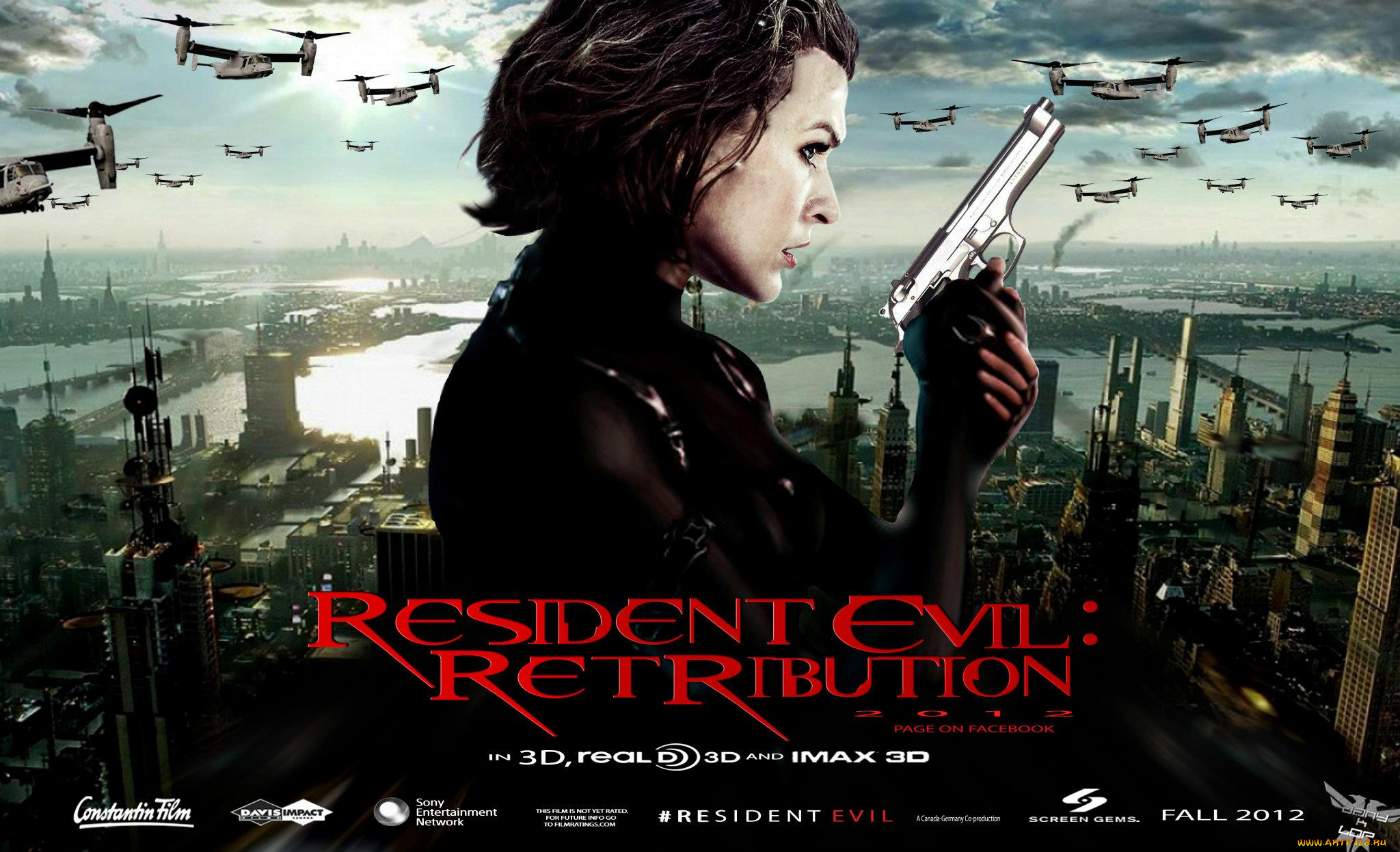 resident, evil, retribution, кино, фильмы