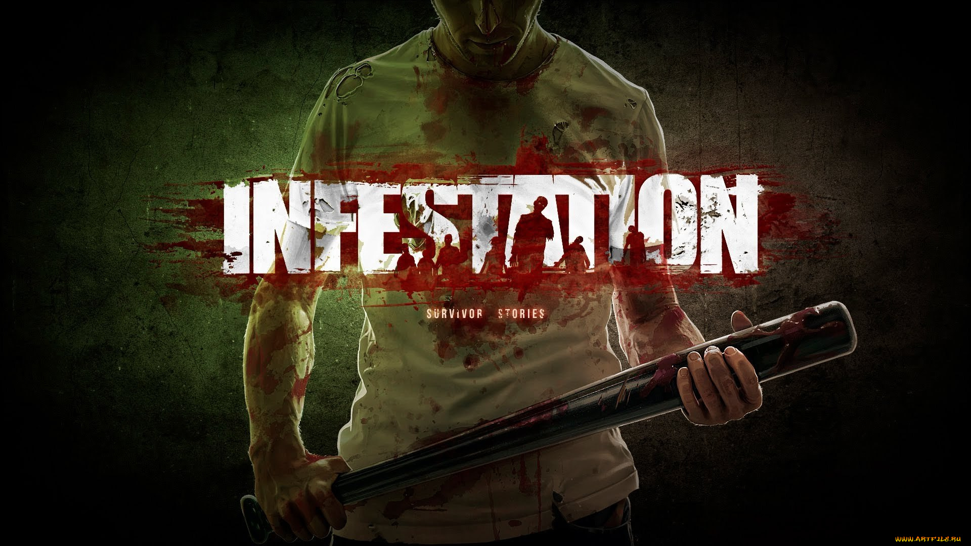 infestation, survivor, stories, the, war, видео, игры, кровь, парень, бейсбольная, бита
