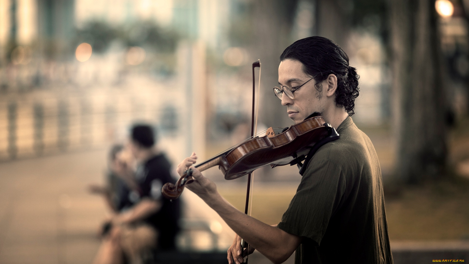 музыка, -, другое, улица, скрипка