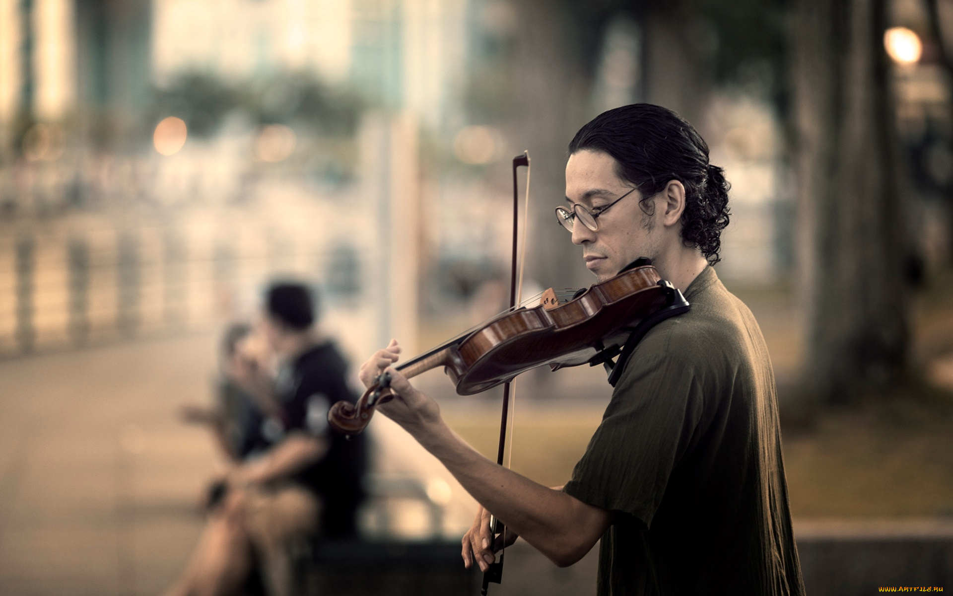 музыка, -, другое, улица, скрипка