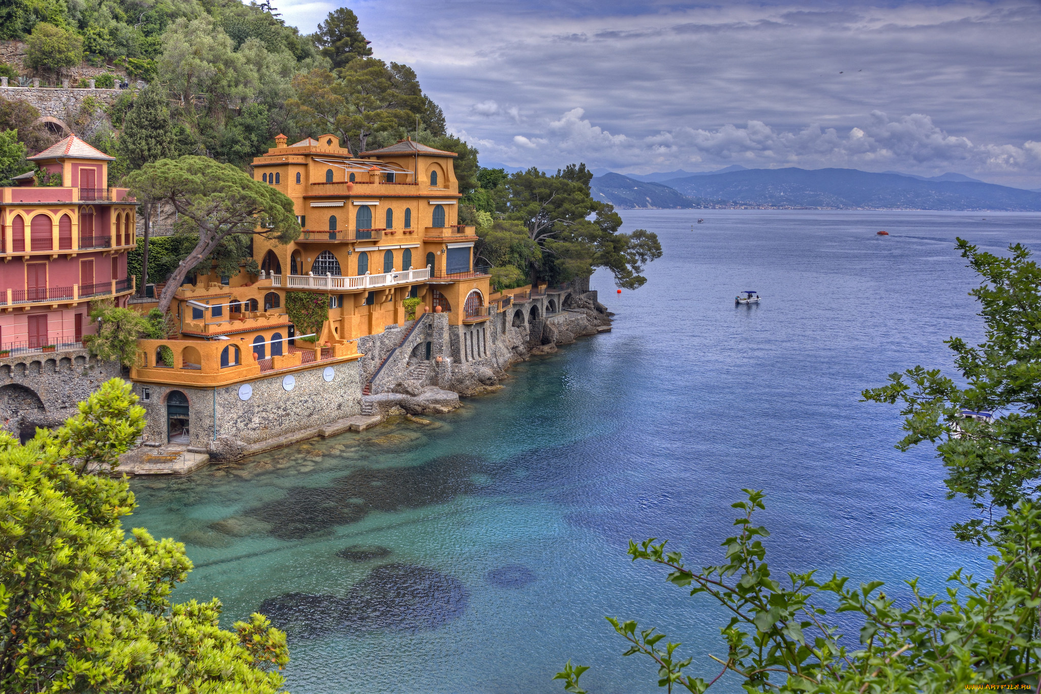 portofino, , liguria, , italy, города, -, пейзажи, побережье