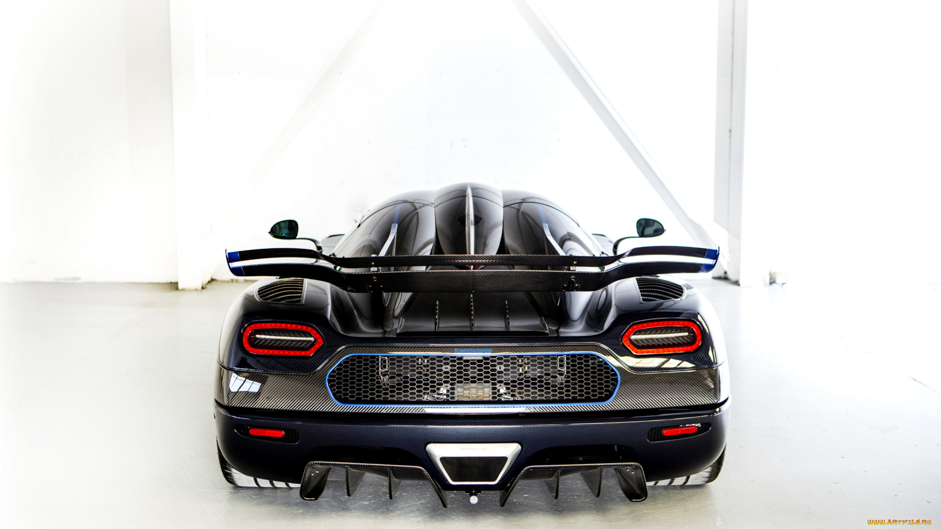 koenigsegg, agera, one, 1, автомобили, koenigsegg, agera, one, 1, вид, сзади, экстерьер, гиперкар, темно, синий, роскошный, спортивные