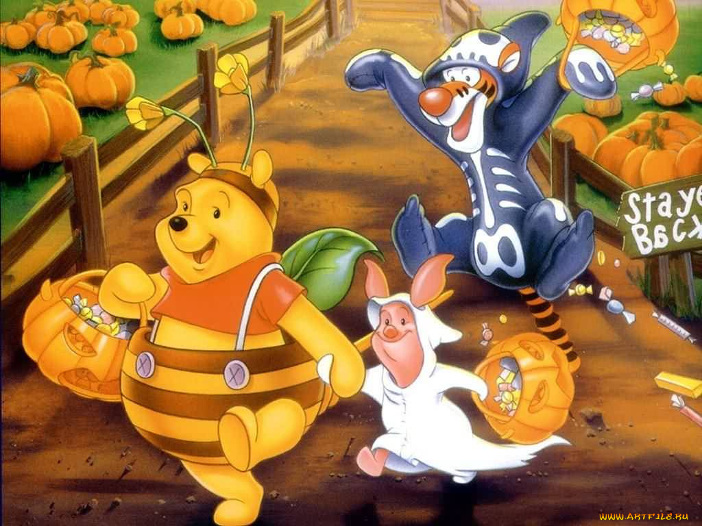 мультфильмы, winnie, the, pooh