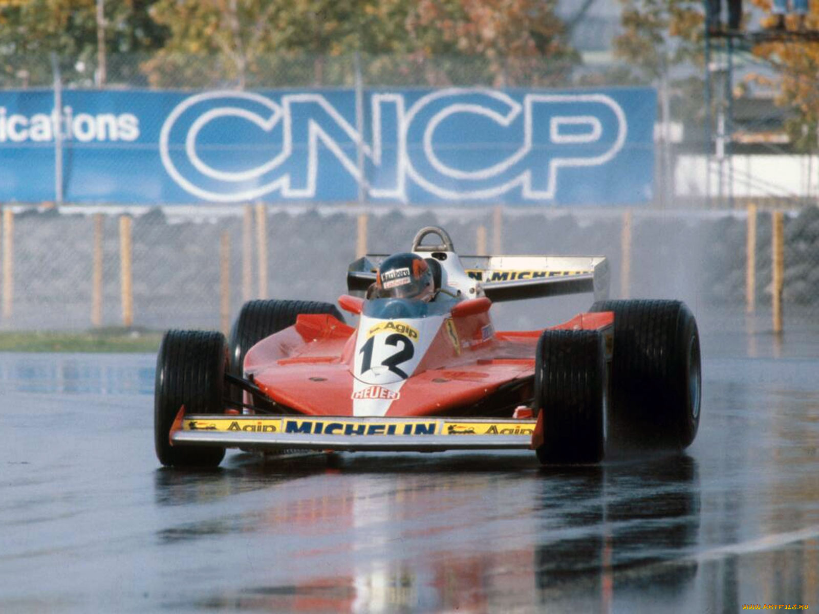 gilles, villeneuve, first, victory, ferrari, 312t3, v12, gp, canada, montreal, circuit, october, 8th, 1978, спорт, формула