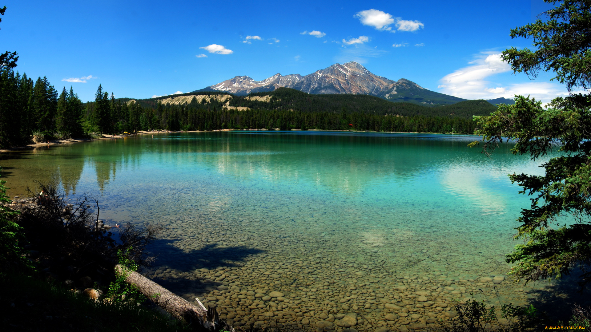 lake, edith, jasper, national, park, canada, природа, реки, озера, парк, озеро, горы