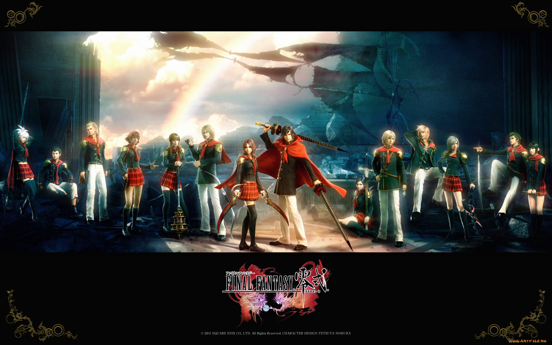 final, fantasy, type, видео, игры, type-0