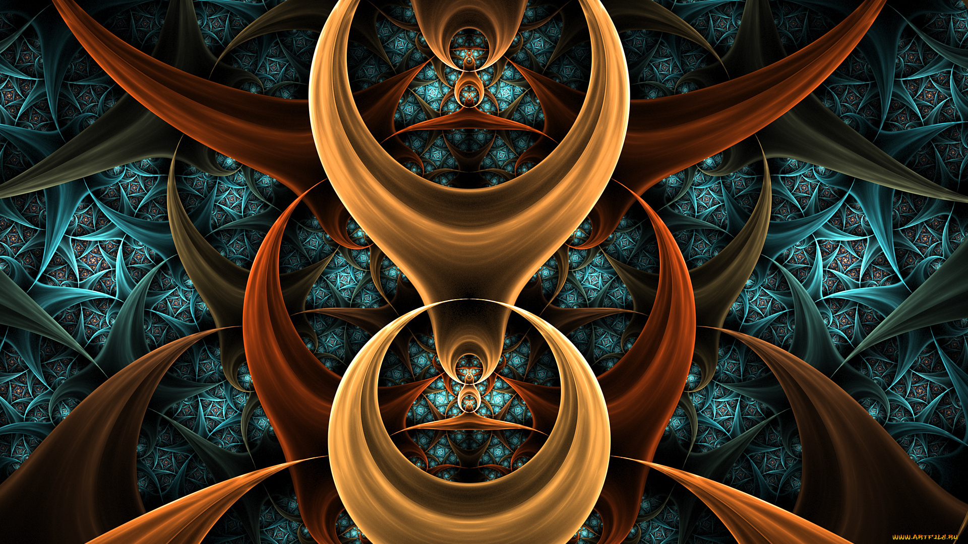 3д, графика, фракталы, , fractal, цвета, фон, узор