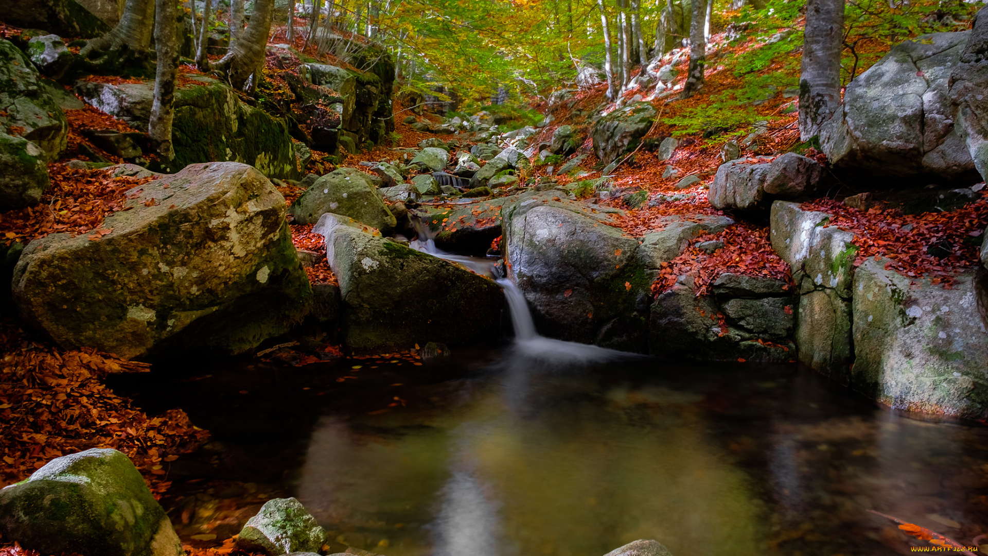 природа, водопады, water, river, stream, rocks, камни, waterfall, водопад, вода, река, поток