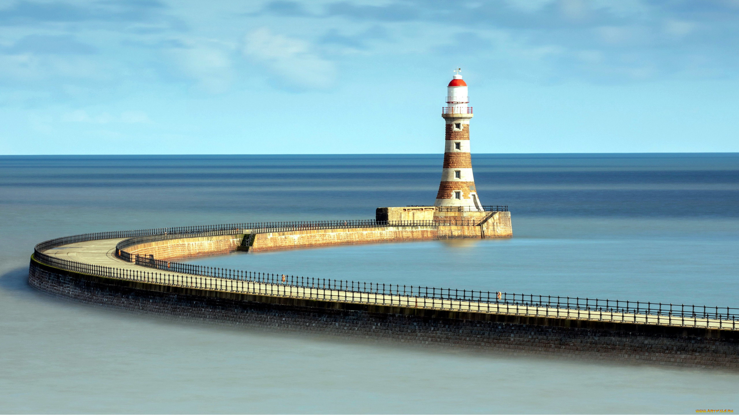 roker, lighthouse, sunderland, uk, природа, маяки, roker, lighthouse