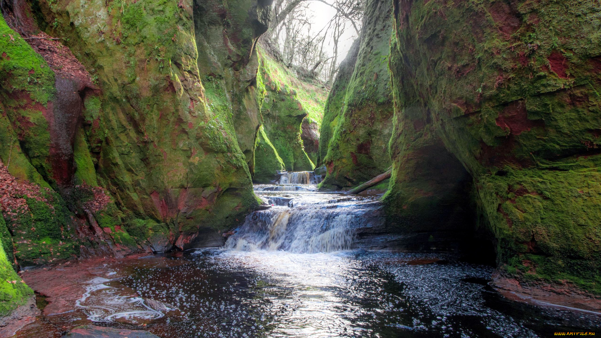 the, devils, pulpit, scotland, just, outside, of, glasgow, природа, реки, озера, the, devils, pulpit, just, outside, of, glasgow