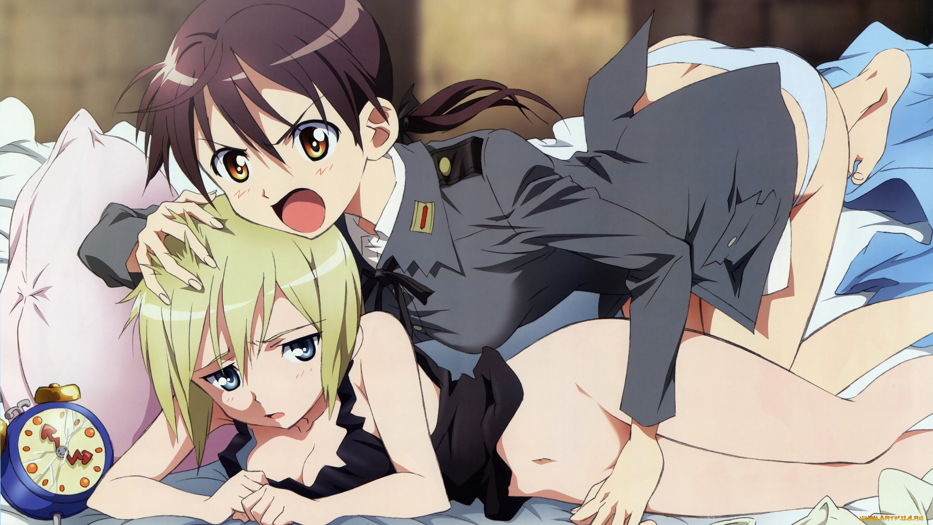 аниме, strike, witches