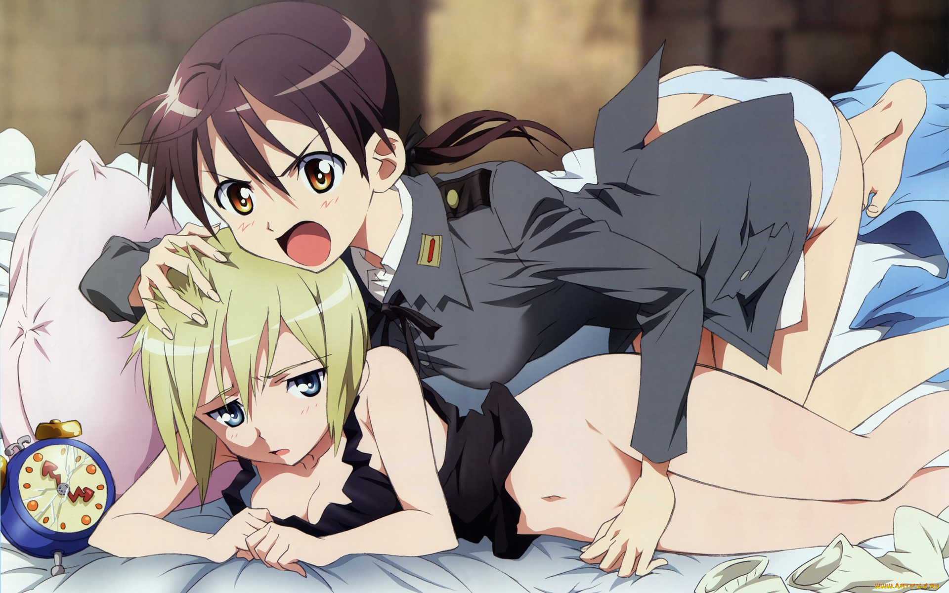 аниме, strike, witches