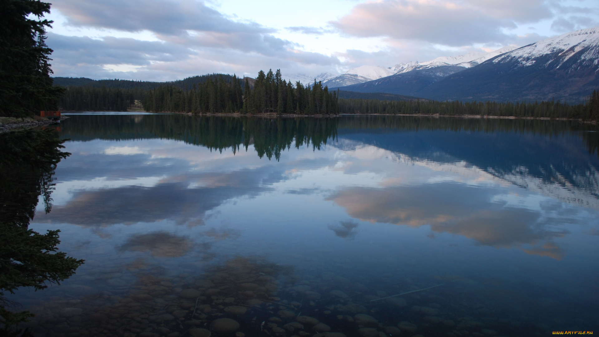 jasper, national, park, природа, реки, озера, озеро