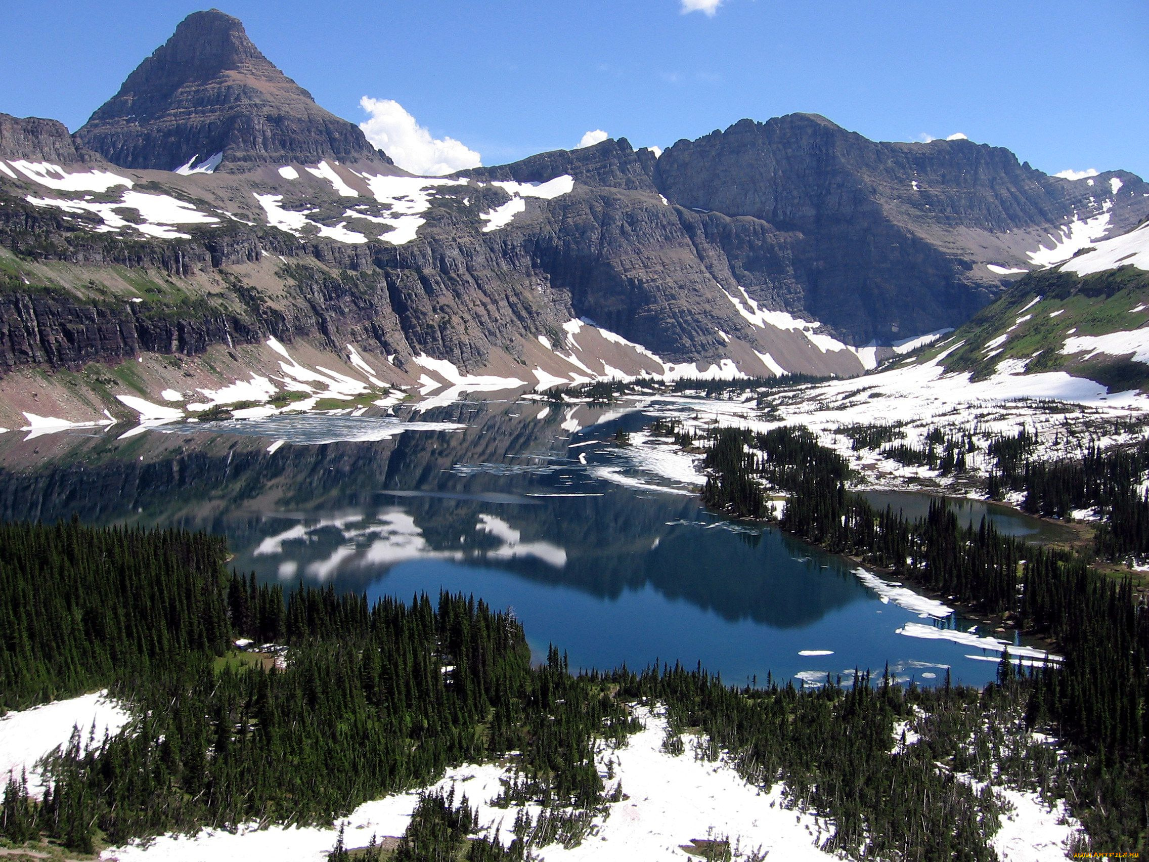 glacier, national, park, природа, реки, озера, озеро, горы