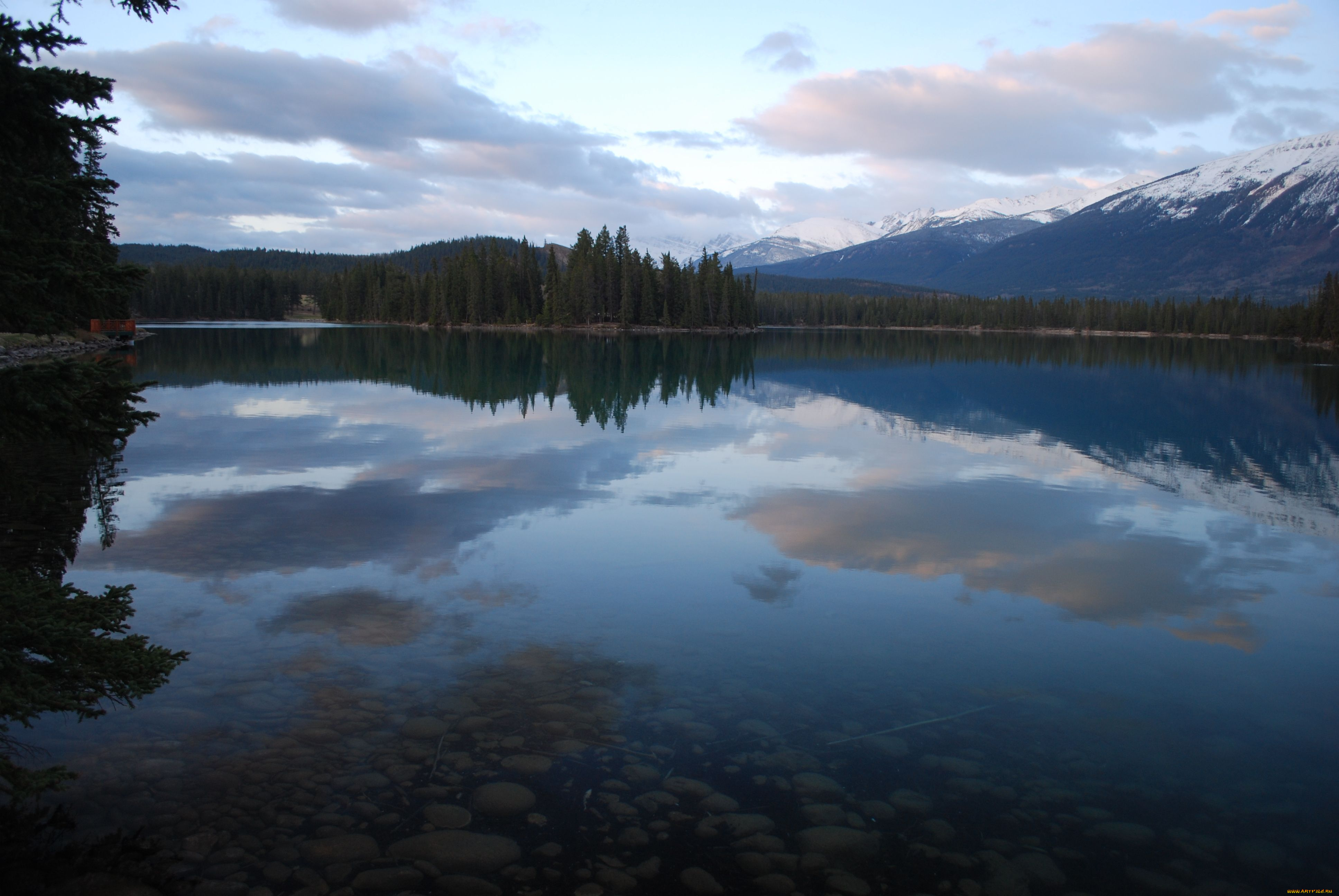 jasper, national, park, природа, реки, озера, озеро