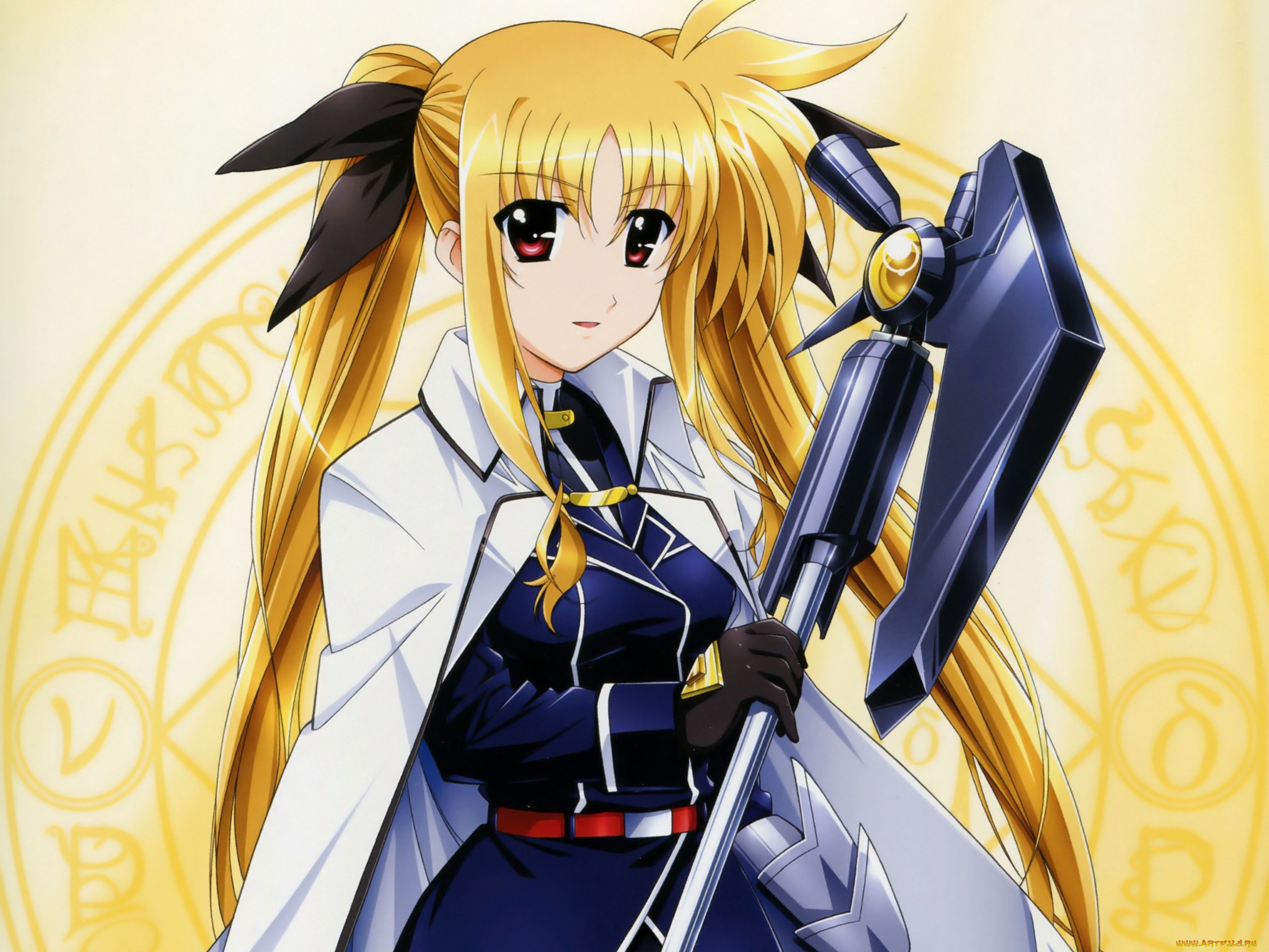 mahou, shoujo, lyrical, nanoha, аниме