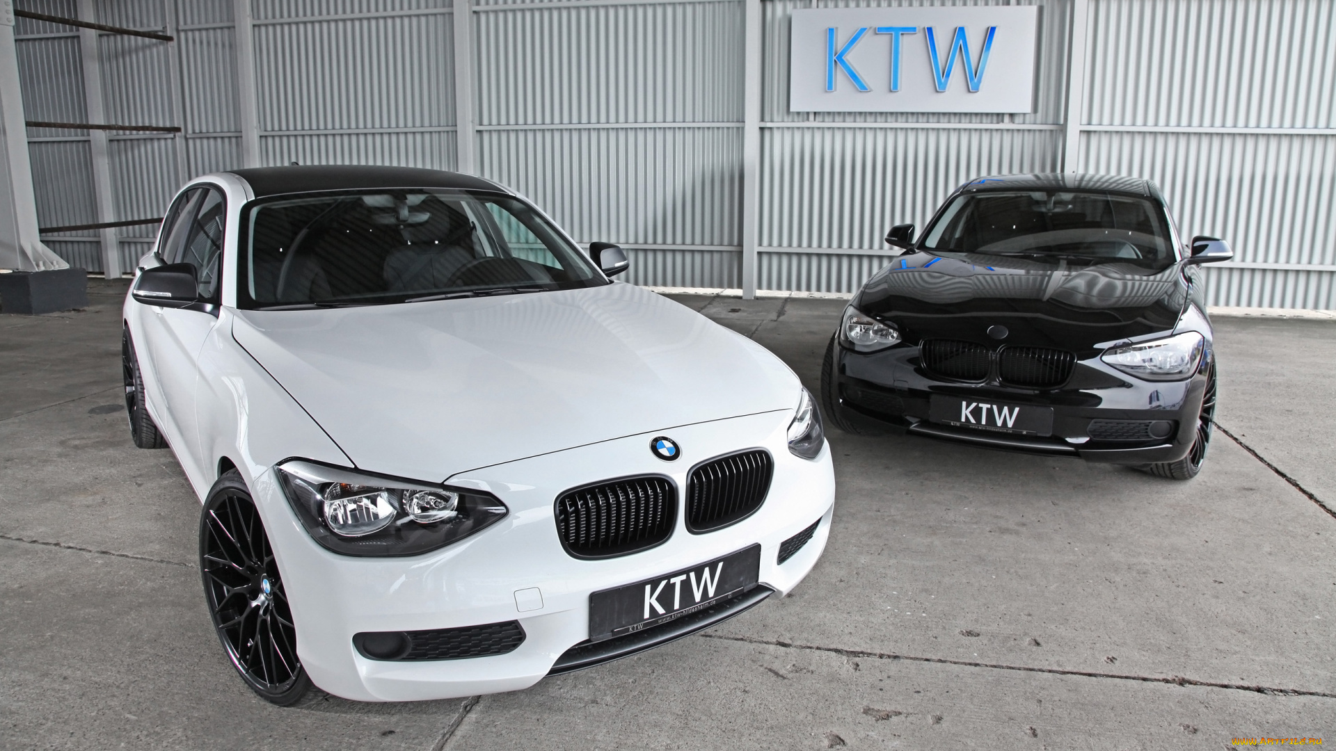 2014-ktw-tuning-bmw-1-series-in-black-and-white, автомобили, bmw, ktw