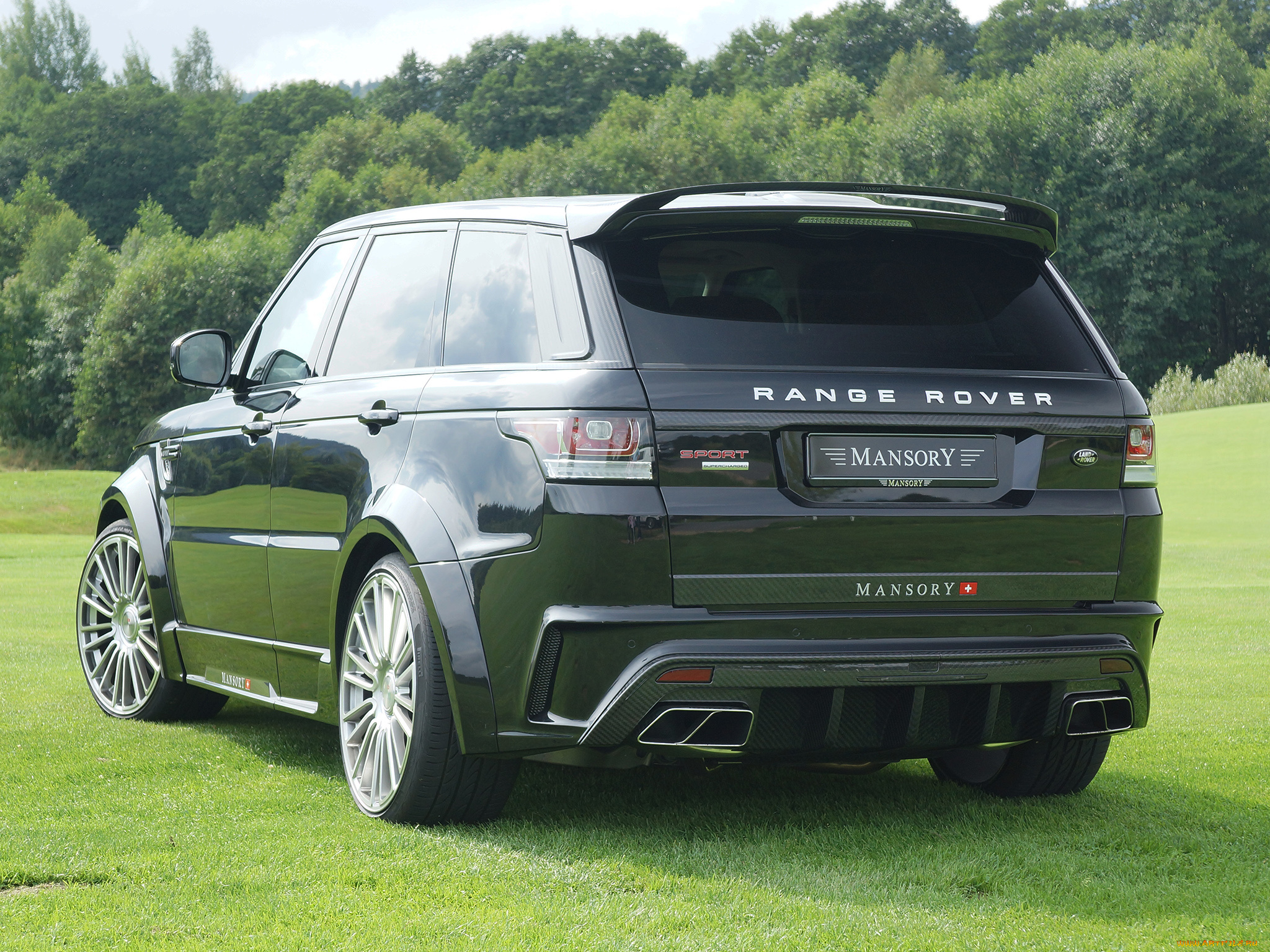 автомобили, range, rover, mansory, range, rover, sport, 2014г, темный