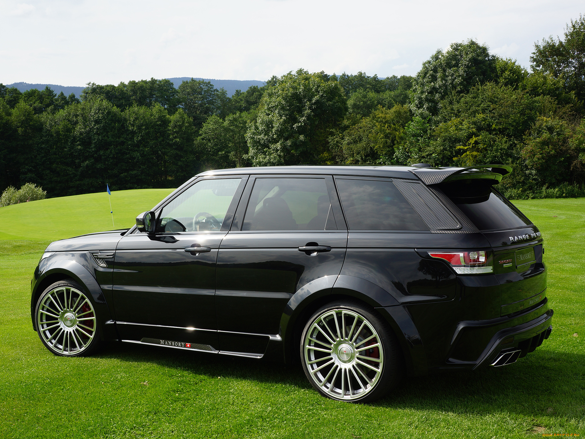 автомобили, range, rover, mansory, range, rover, sport, 2014г, темный