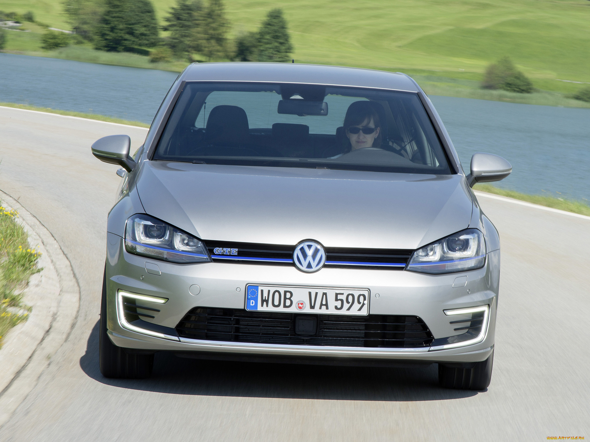 автомобили, volkswagen, typ, 5g, 5-door, gte, golf, светлый, 2014г