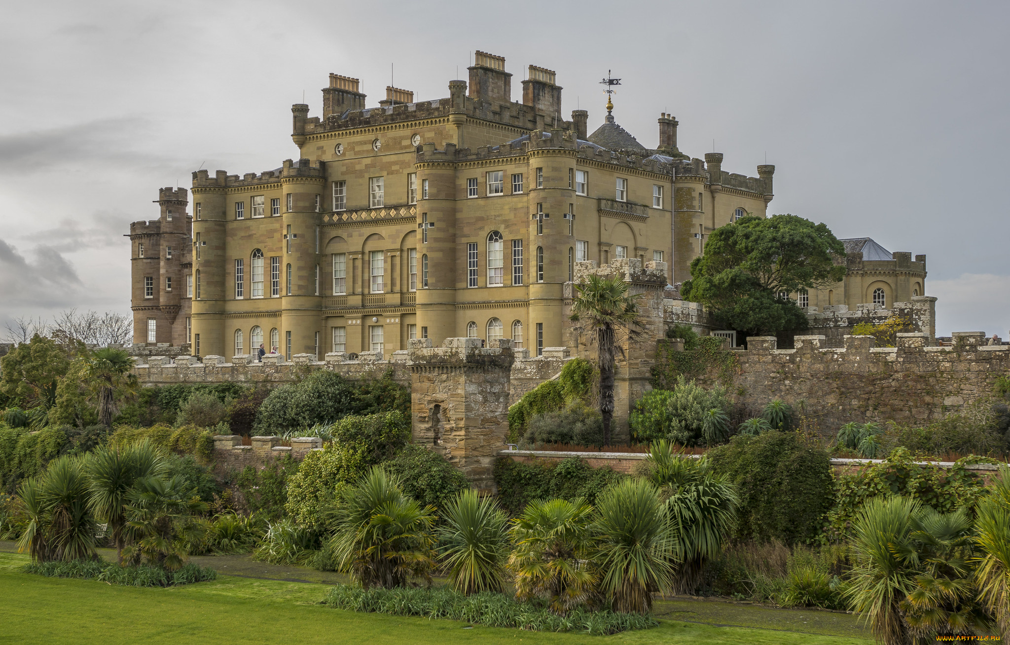 culzean, castle, города, замки, англии, простор