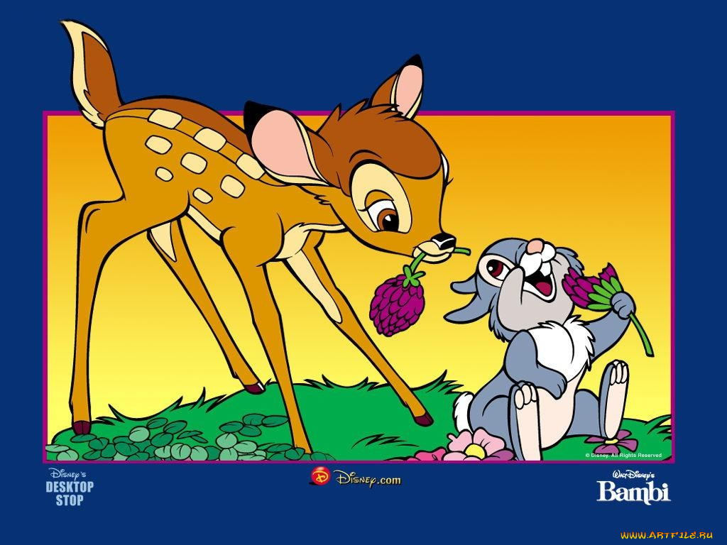bembi, мультфильмы, bambi