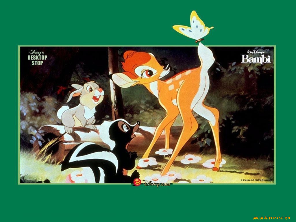 bembi, мультфильмы, bambi