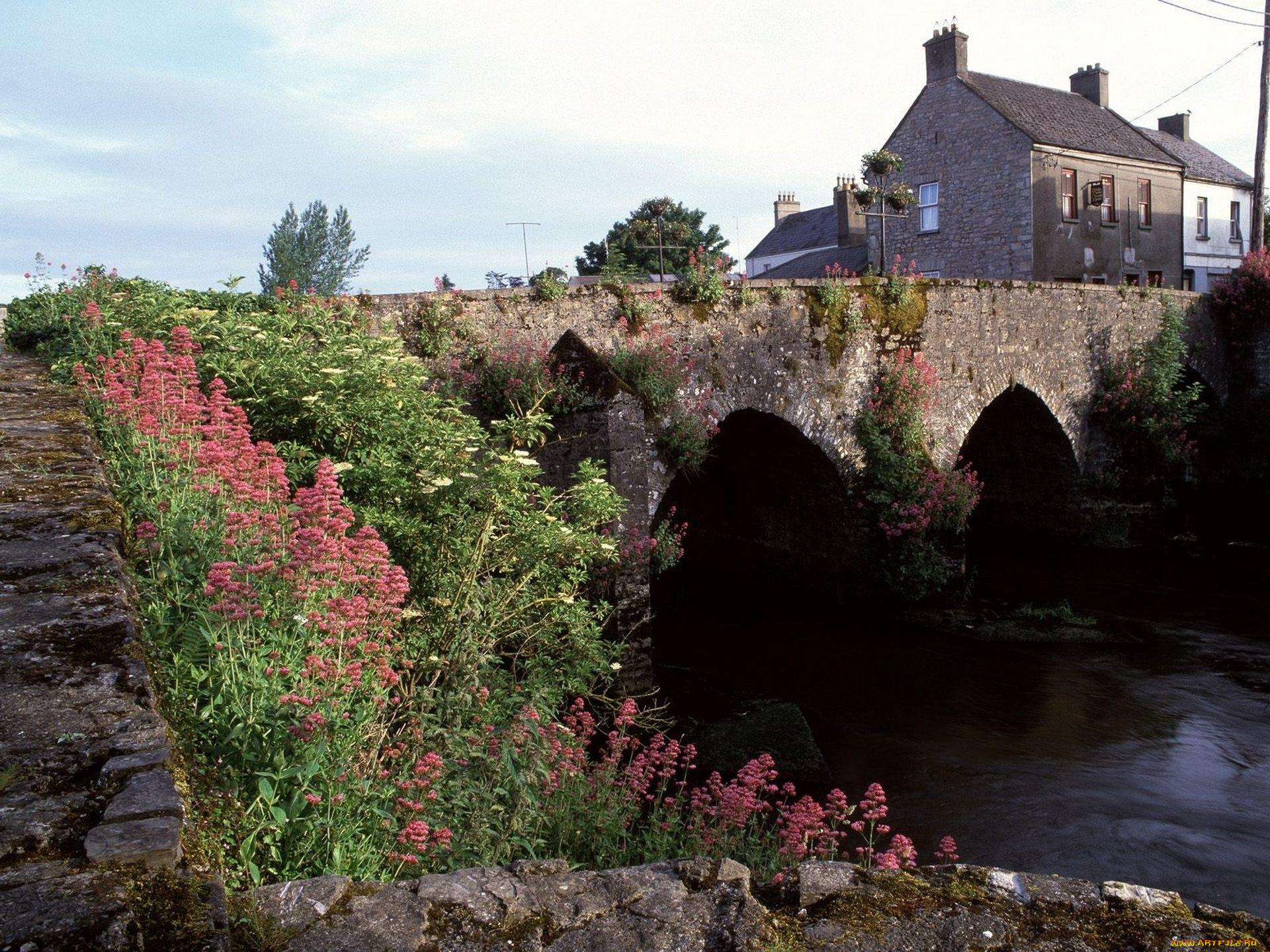 river, boyne, county, meath, ireland, города, мосты