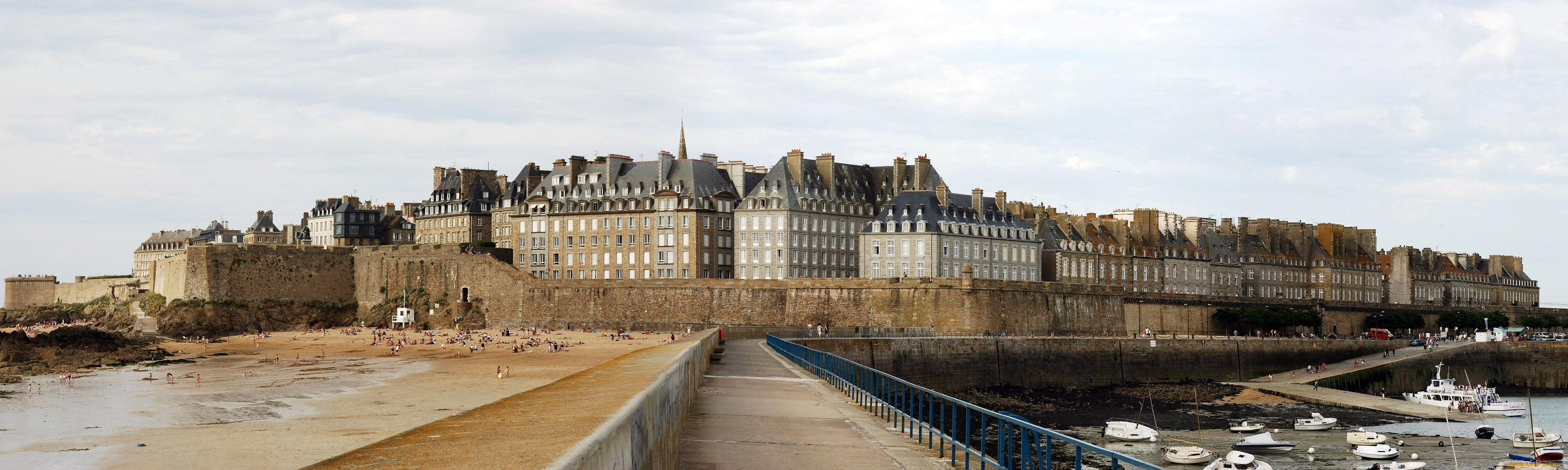 города, сен-мало, saint-malo, франция