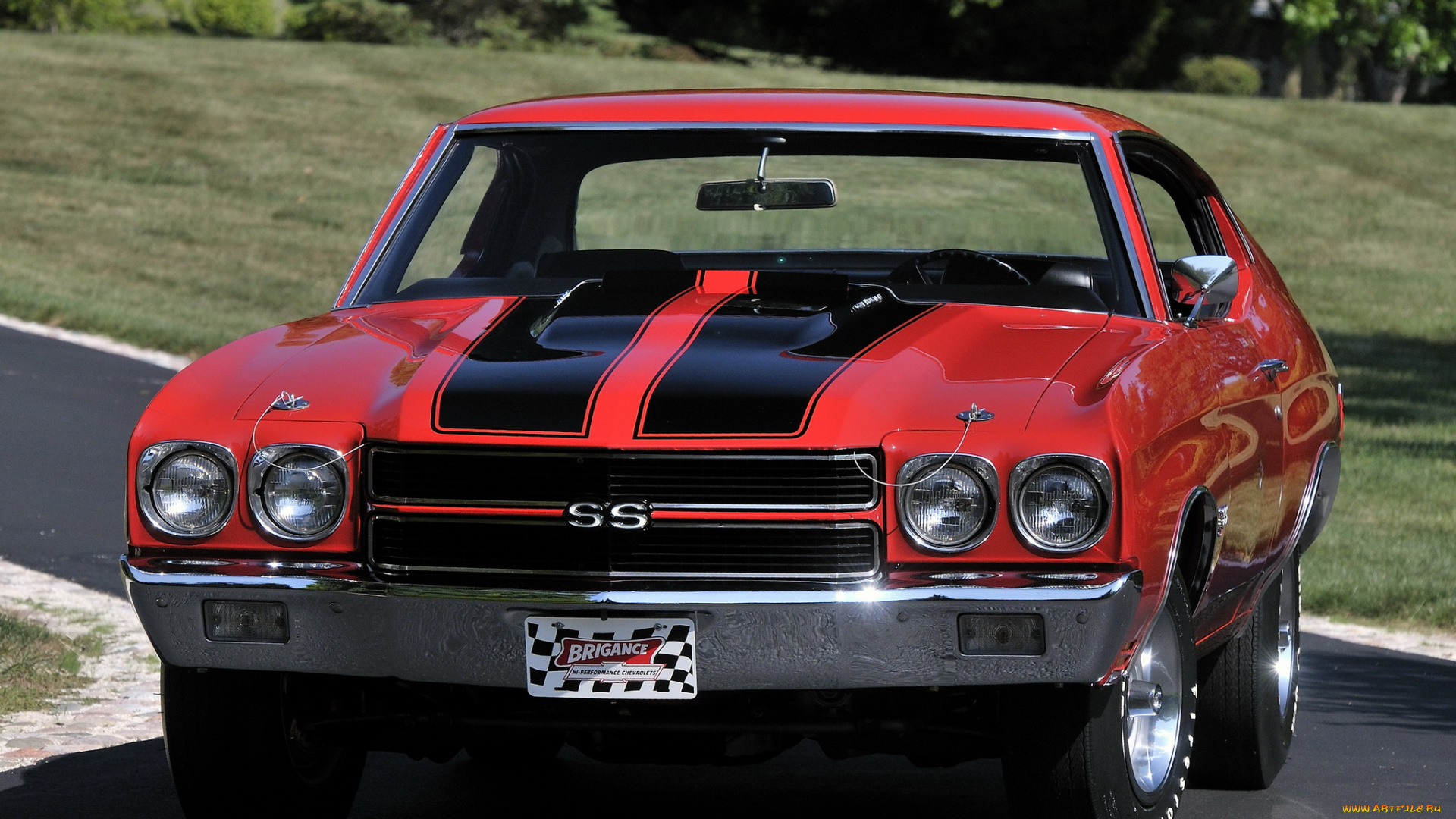 Скачать обои chevrolet, chevelle, ss, 454, ls6, hardtop, coupe