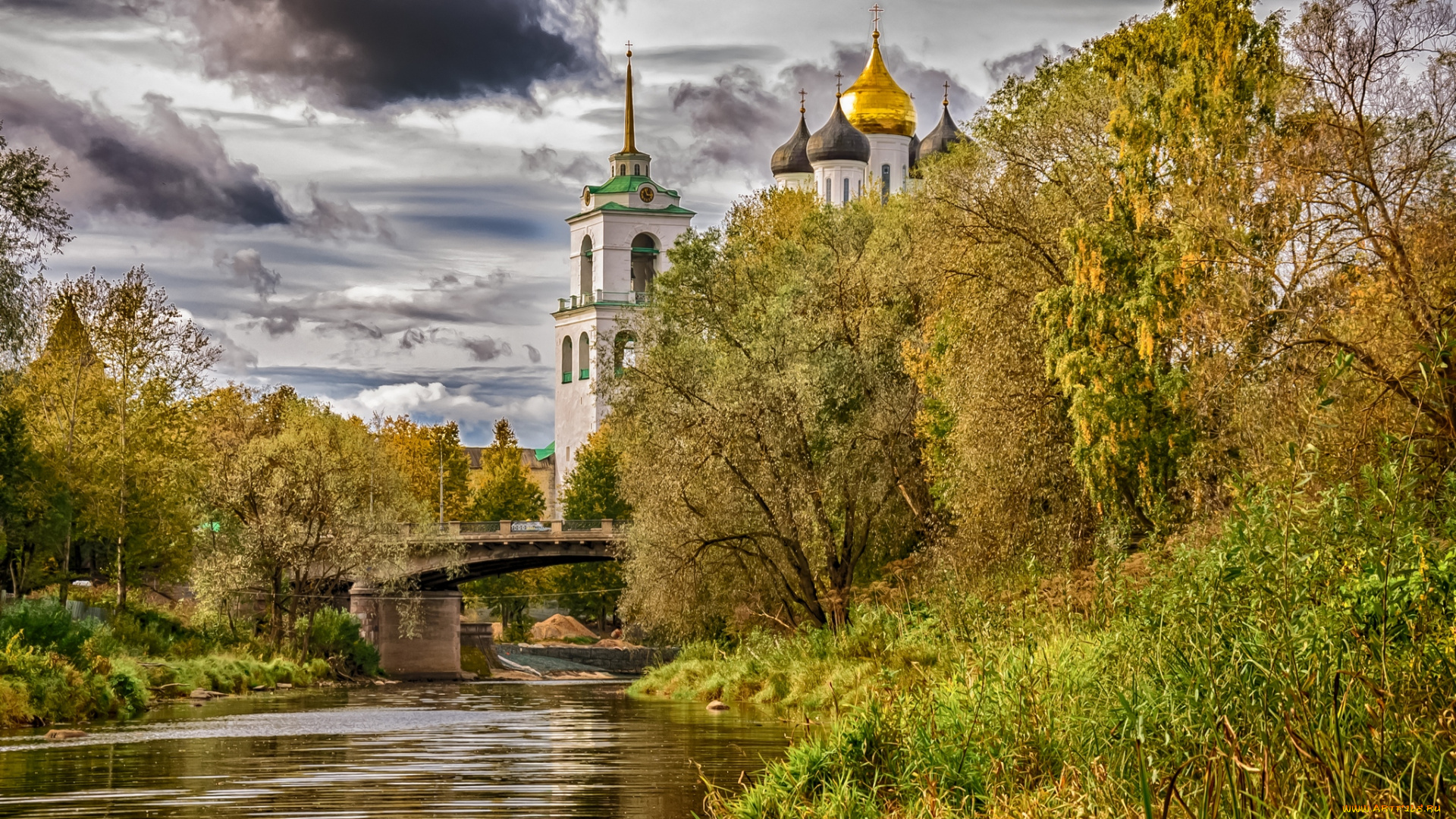 города, православные, церкви, монастыри, hdr, псков