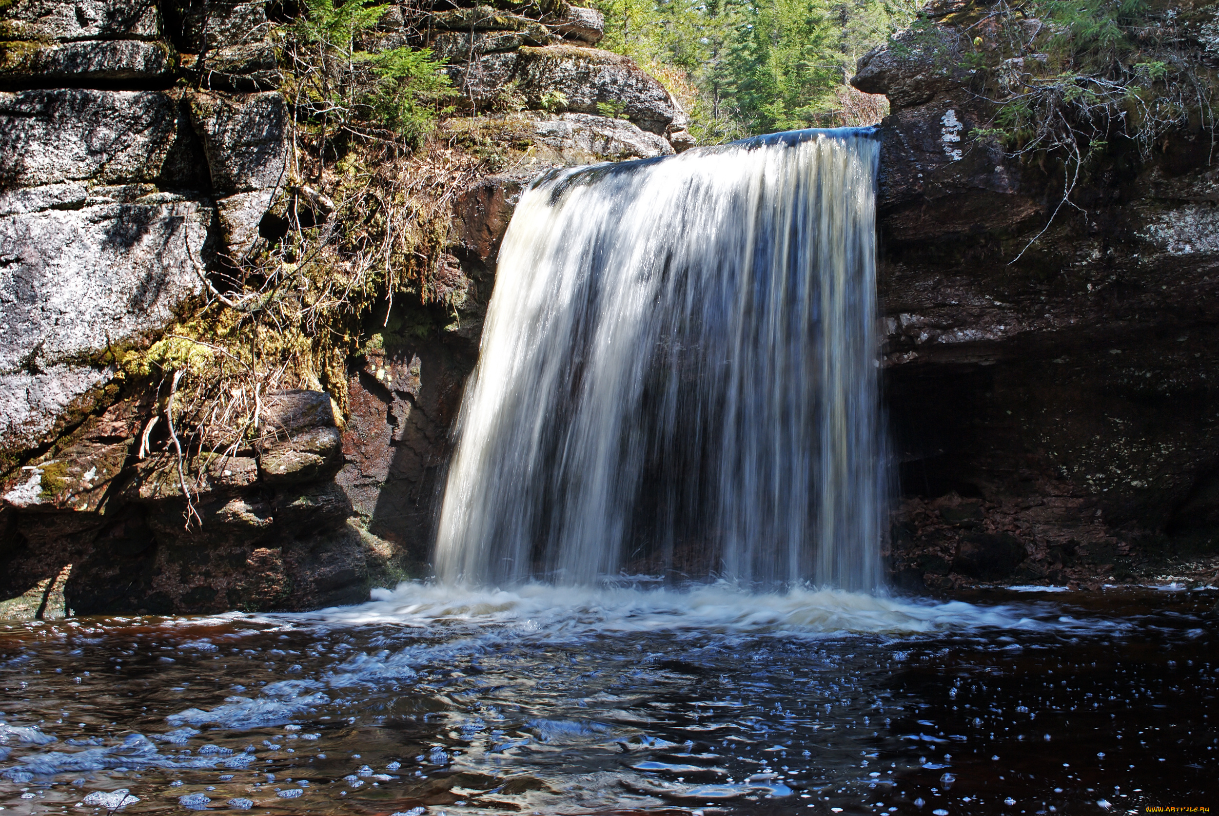 природа, водопады, вода