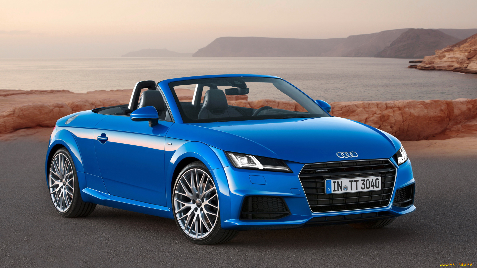 2014, audi, tt, roadster, автомобили, audi, кабриолет, голубой