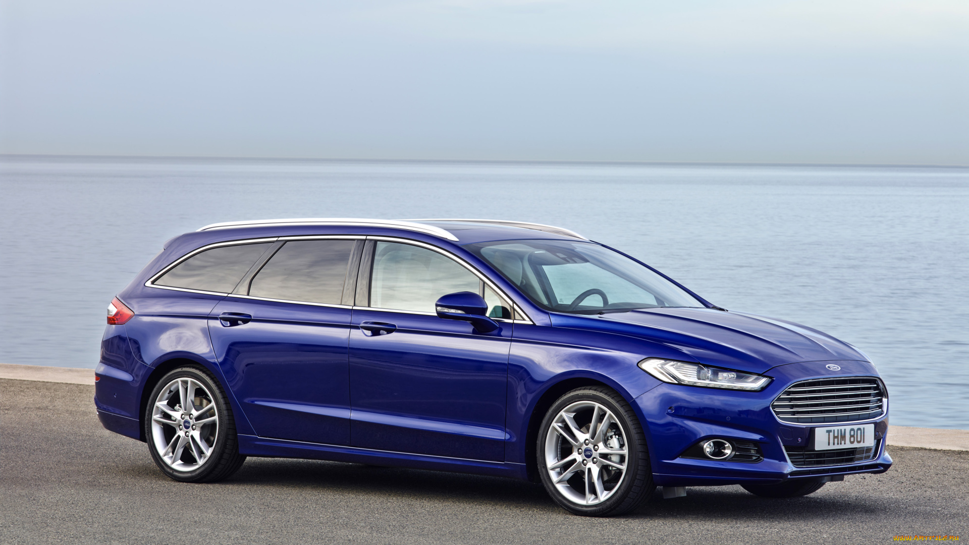 автомобили, ford, turnier, 2014г, синий, mondeo