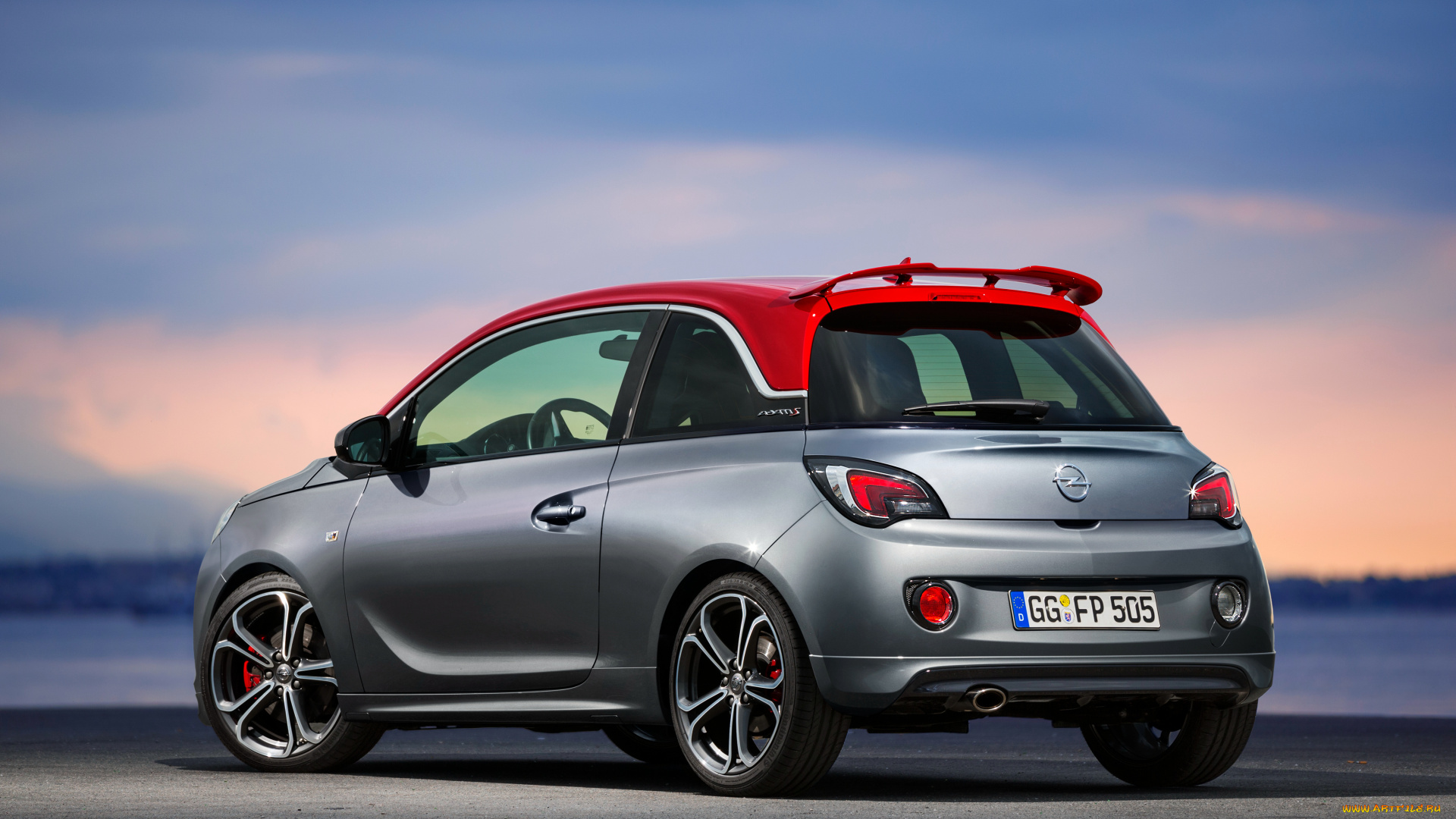 автомобили, opel, adam, s, темный, 2015г