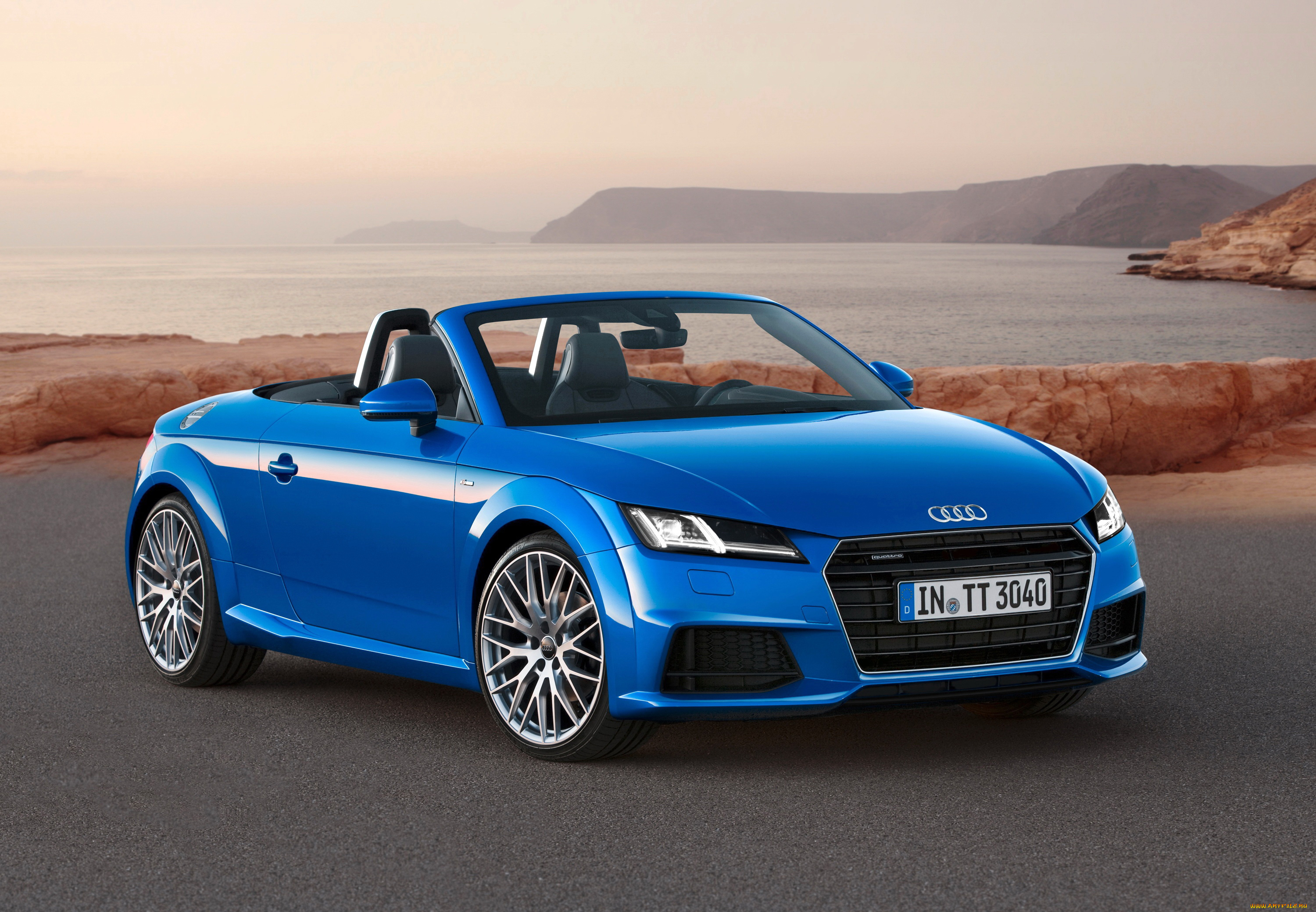 2014, audi, tt, roadster, автомобили, audi, кабриолет, голубой