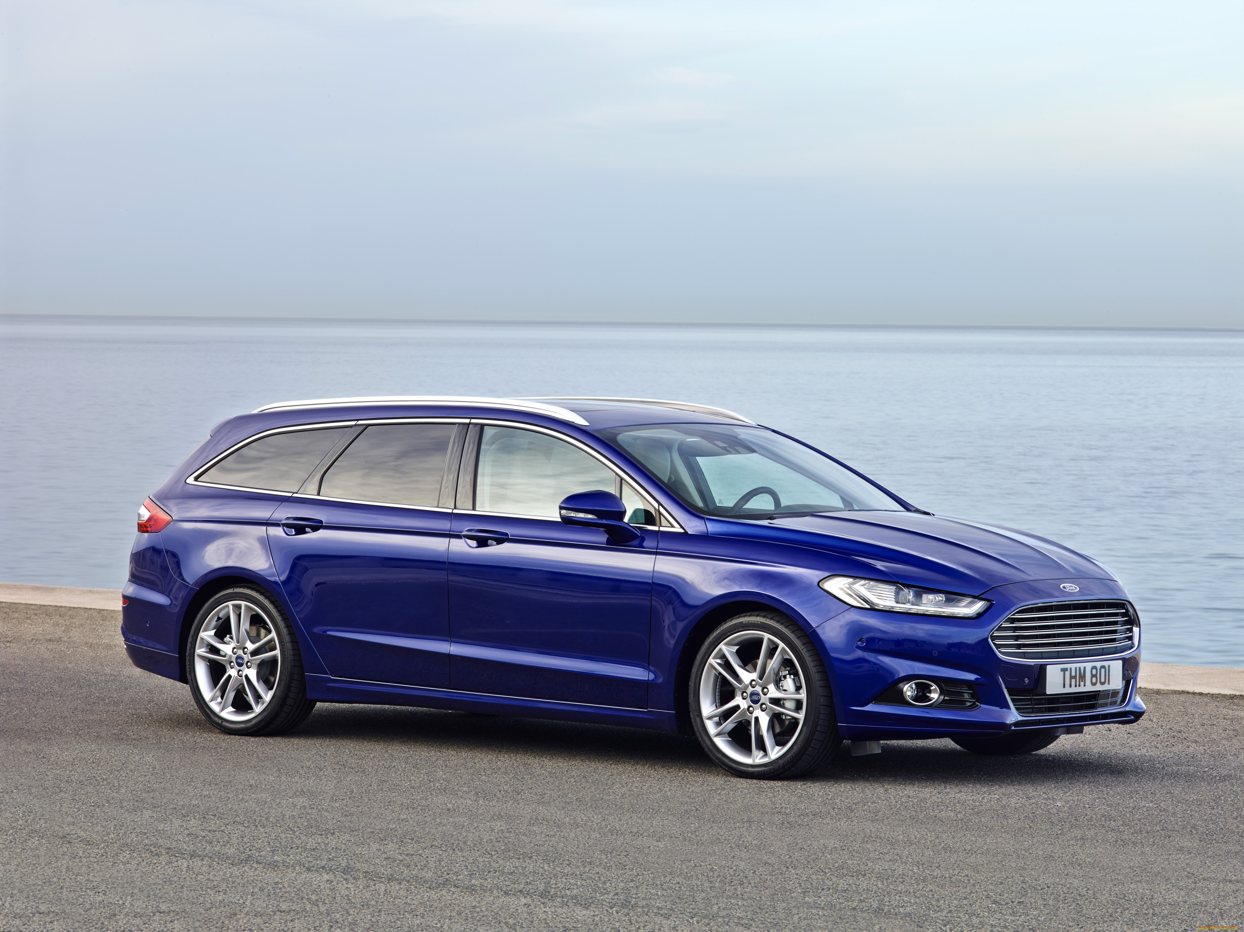 автомобили, ford, turnier, 2014г, синий, mondeo