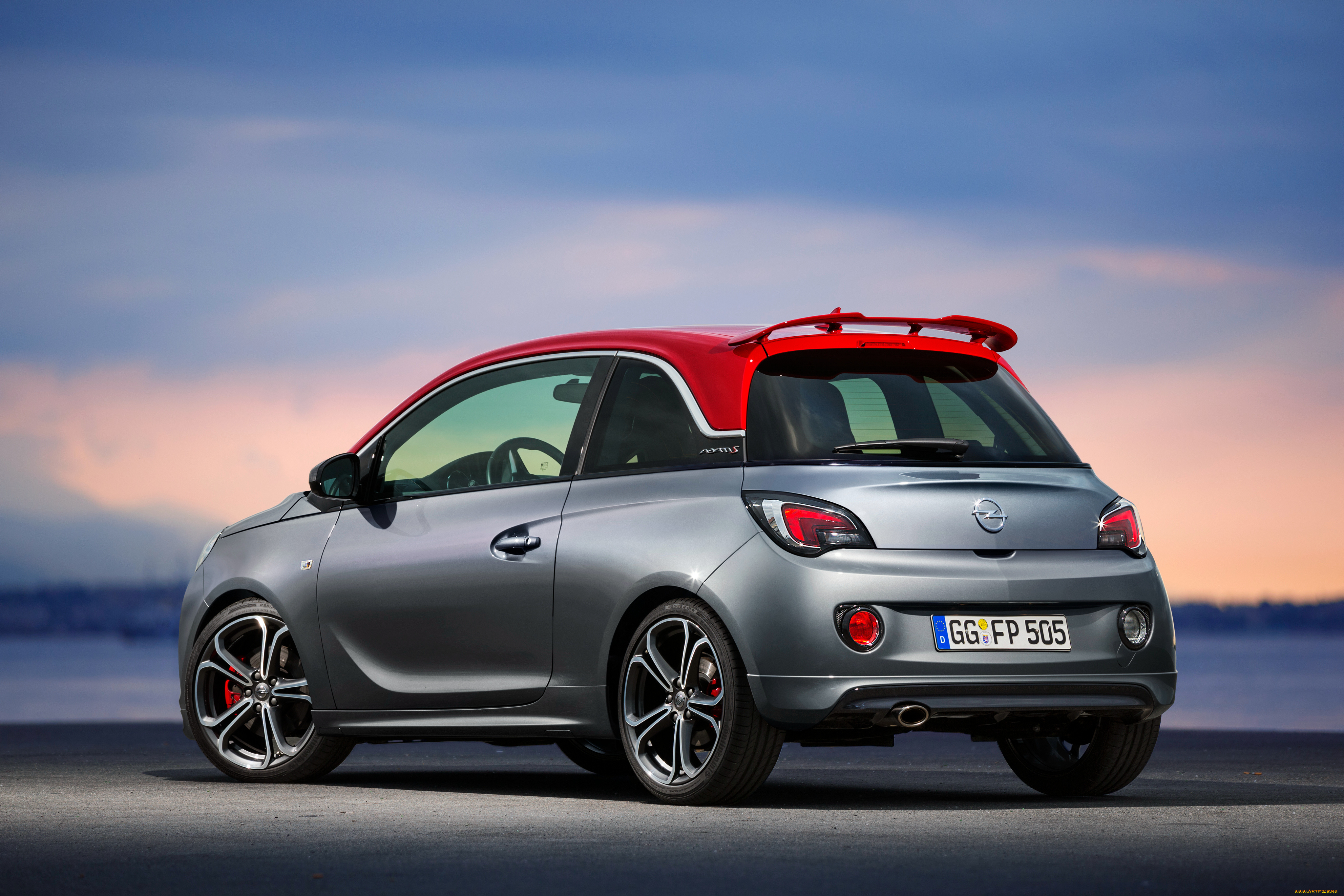 автомобили, opel, adam, s, темный, 2015г