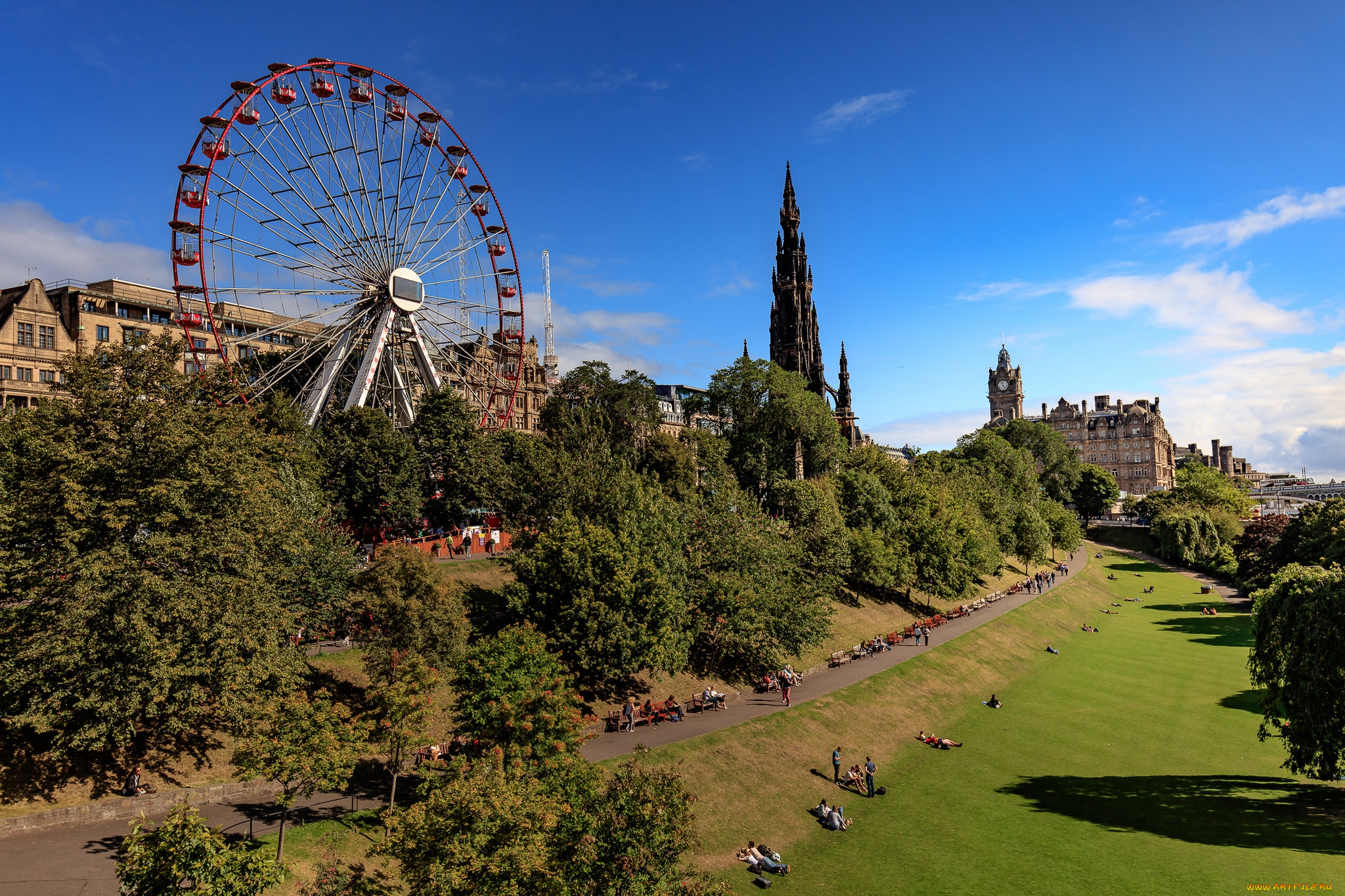 edinburgh, города, эдинбург, , шотландия, панорама