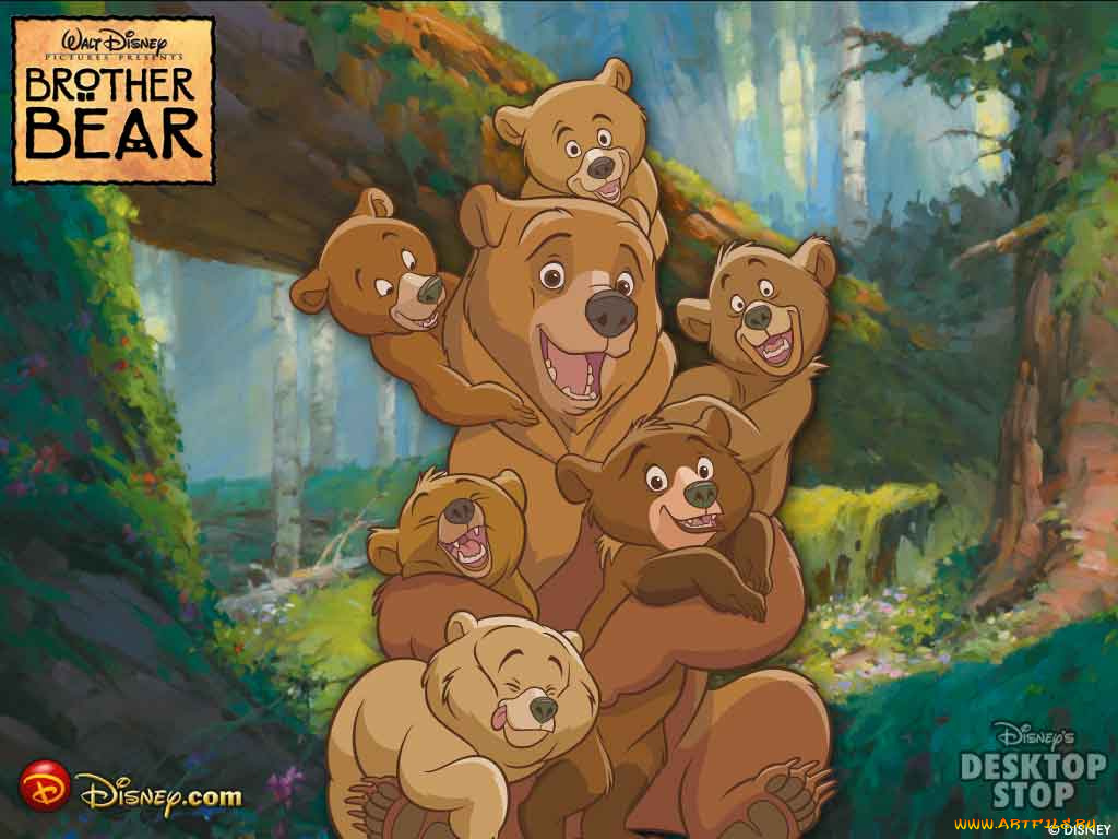 мультфильмы, brother, bear