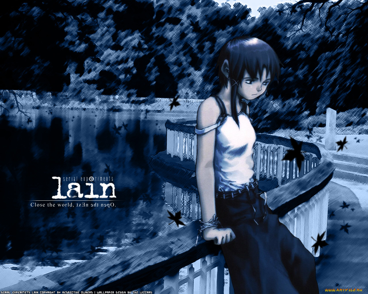 serial, experiments, lain, аниме