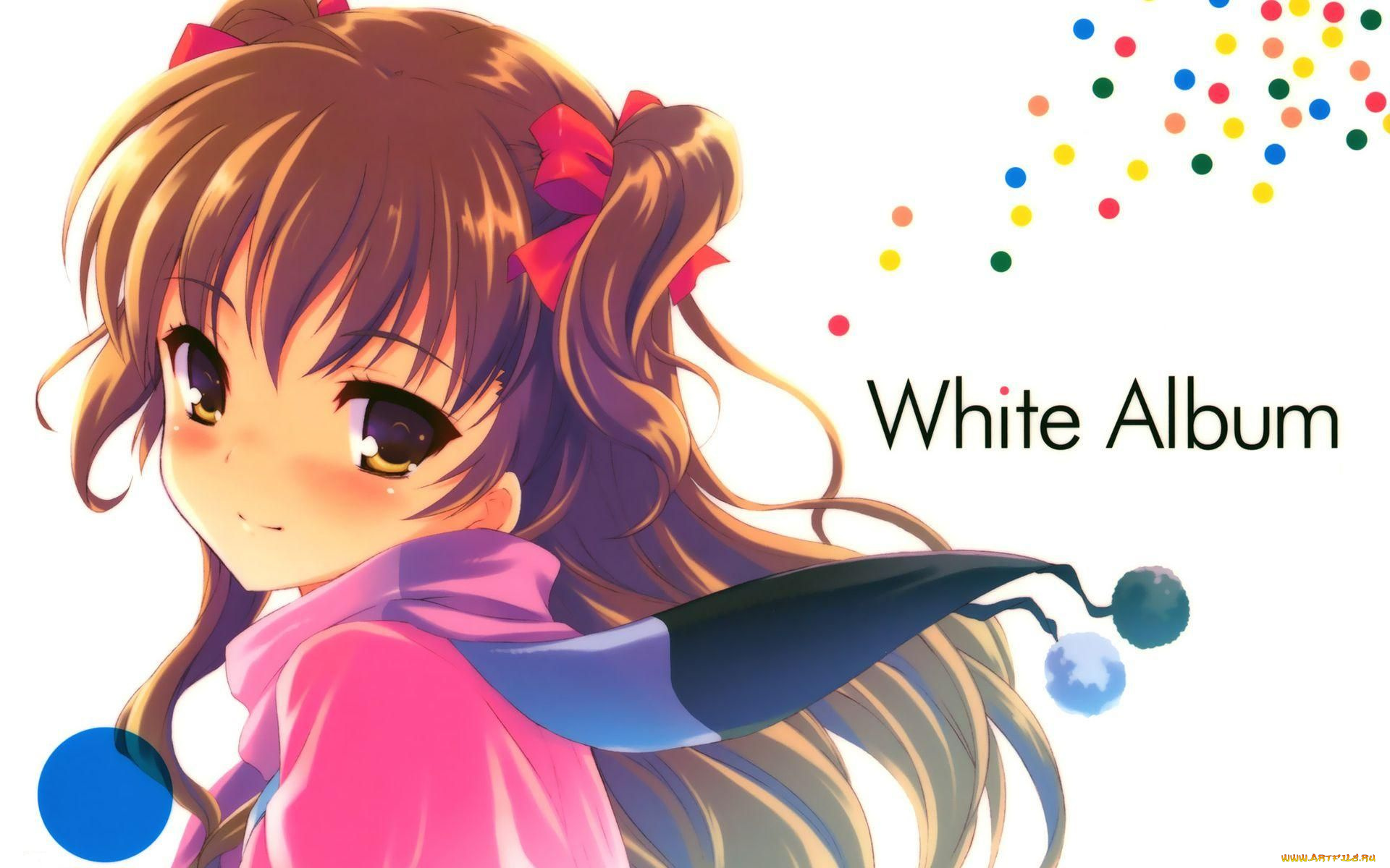 аниме, white, album