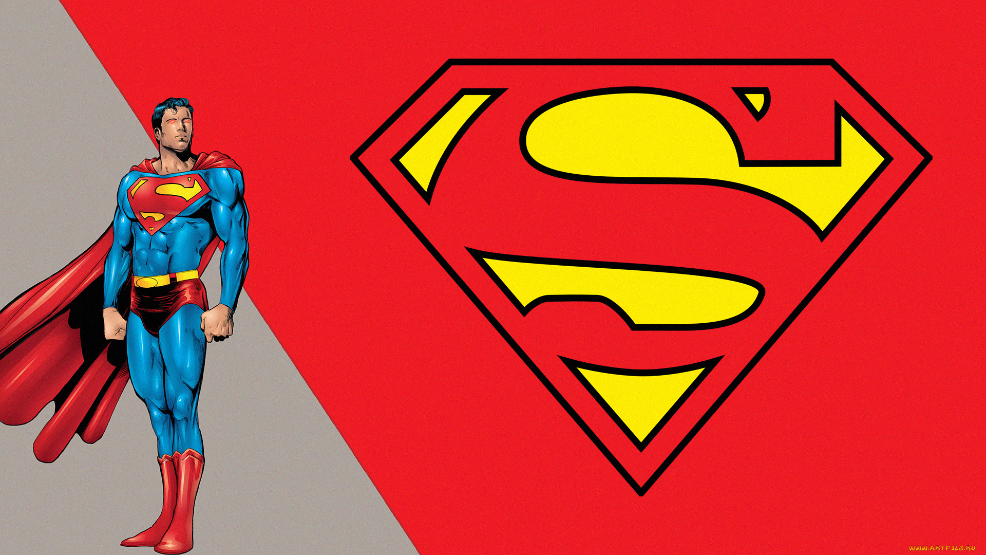 рисованное, комиксы, superman