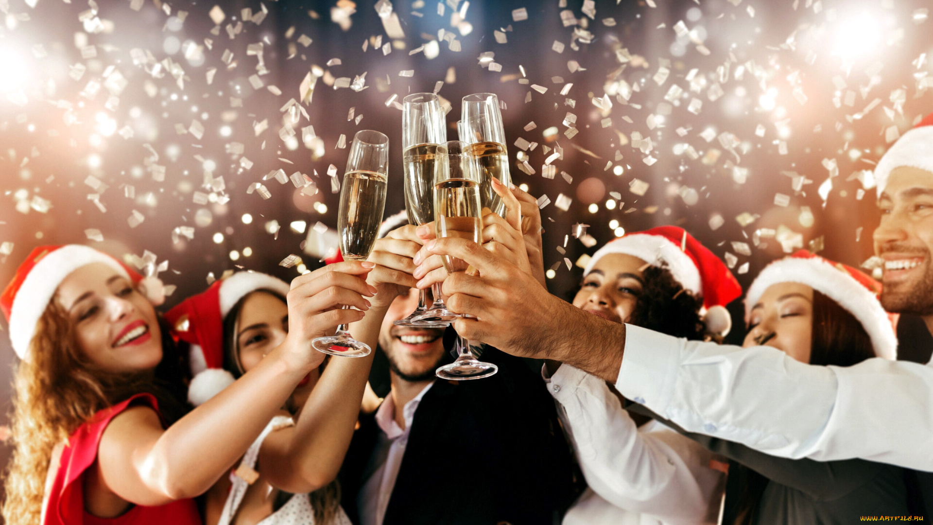 праздничные, -, разное, , новый, год, шампанское