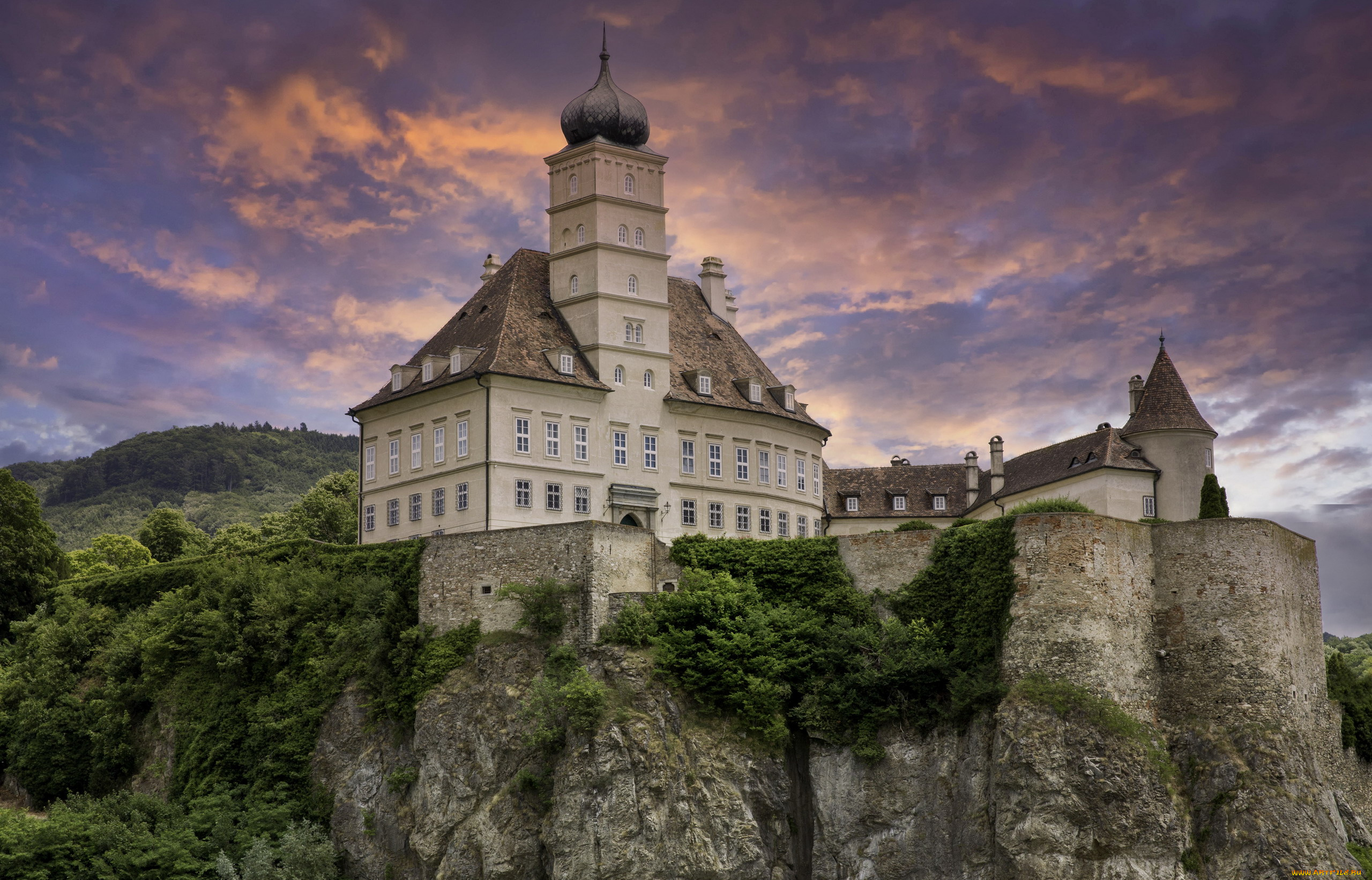 castle, schoenbuehl, wachau, austria, города, замки, австрии, castle, schoenbuehl