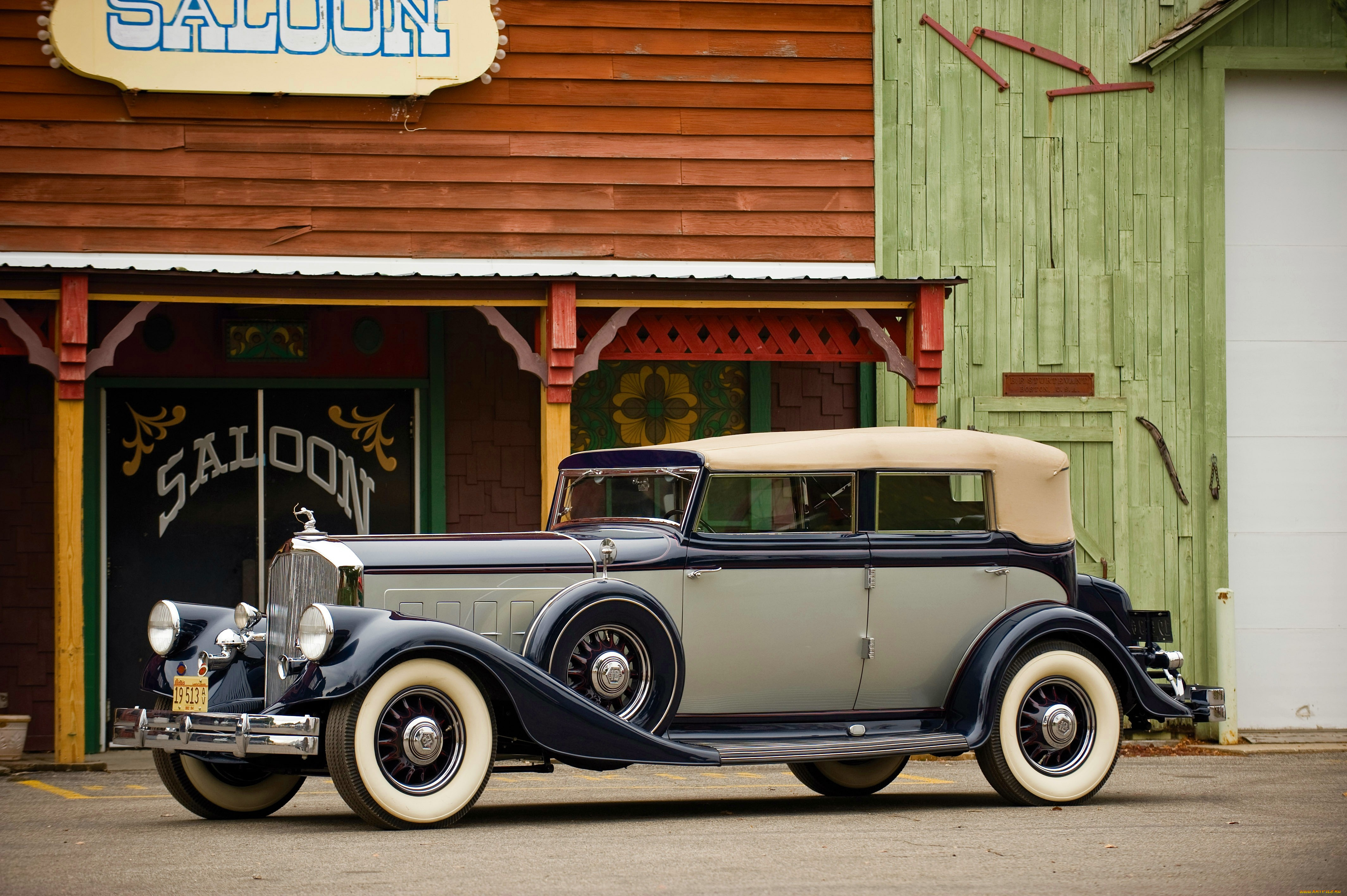 автомобили, классика, twelve, convertible, sedan, pierce-arrow, 1933, двенадцать, кабриолет, седан, vintage, cars