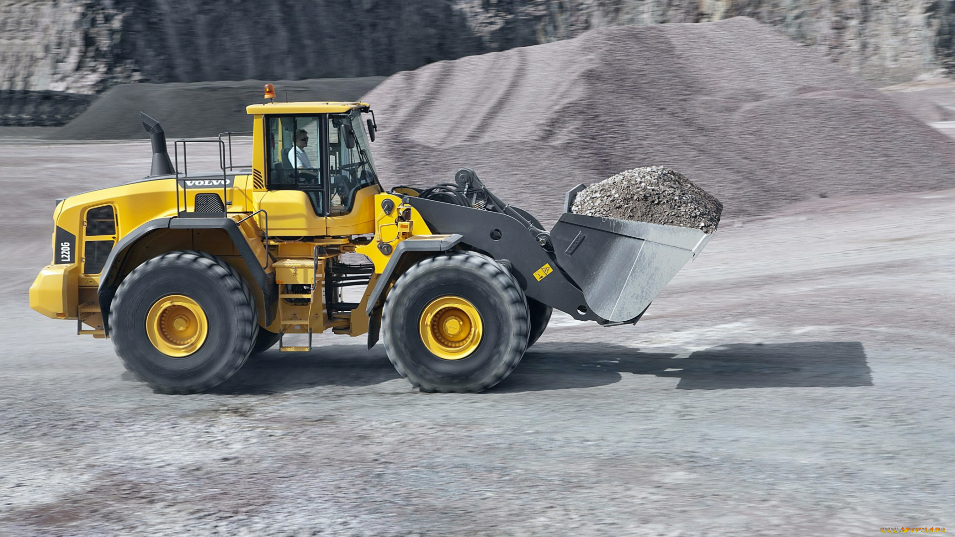 volvo, l220g, wheel, loader, техника, строительная, техника, ковш, трактор, дорога