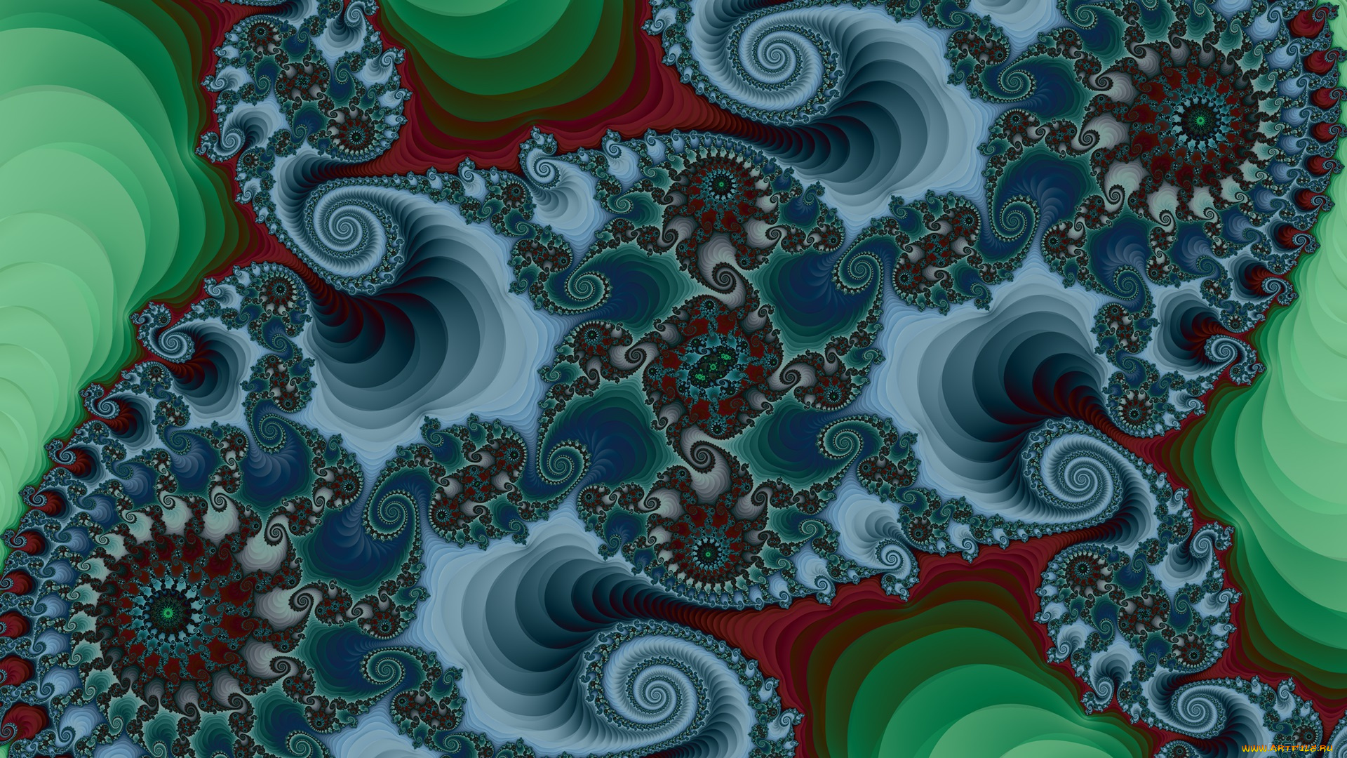 3д, графика, фракталы, , fractal, цвета, фон, узор