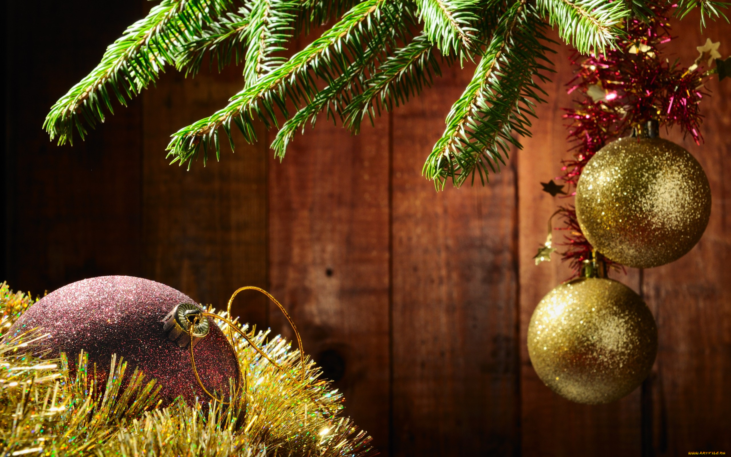 праздничные, шары, мишура, елка, рождество, новый, год, christmas, new, year, decoration